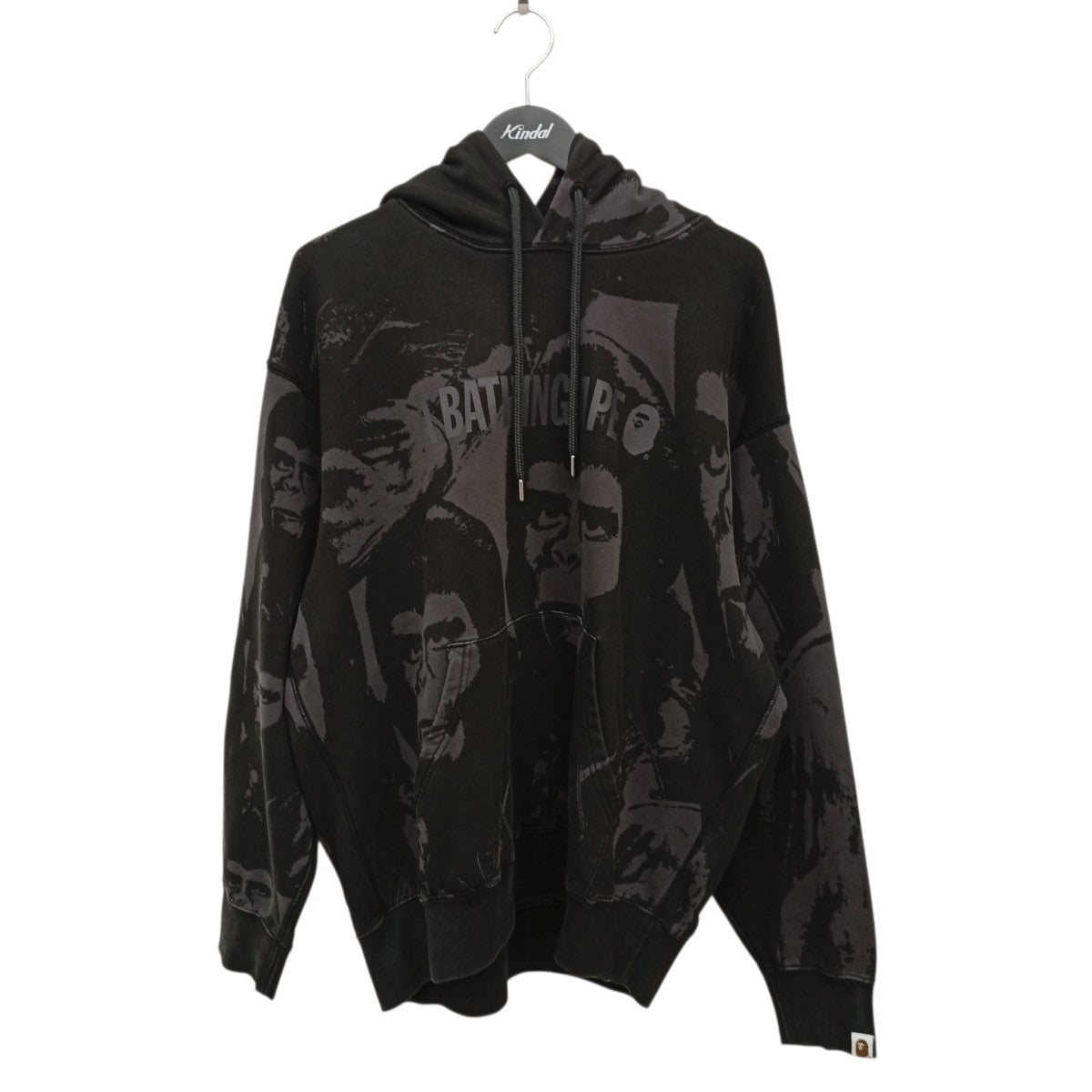 OVERALL GARMENT DYED PHOTO PULLOVER HOODIEパーカー001PPK301322M