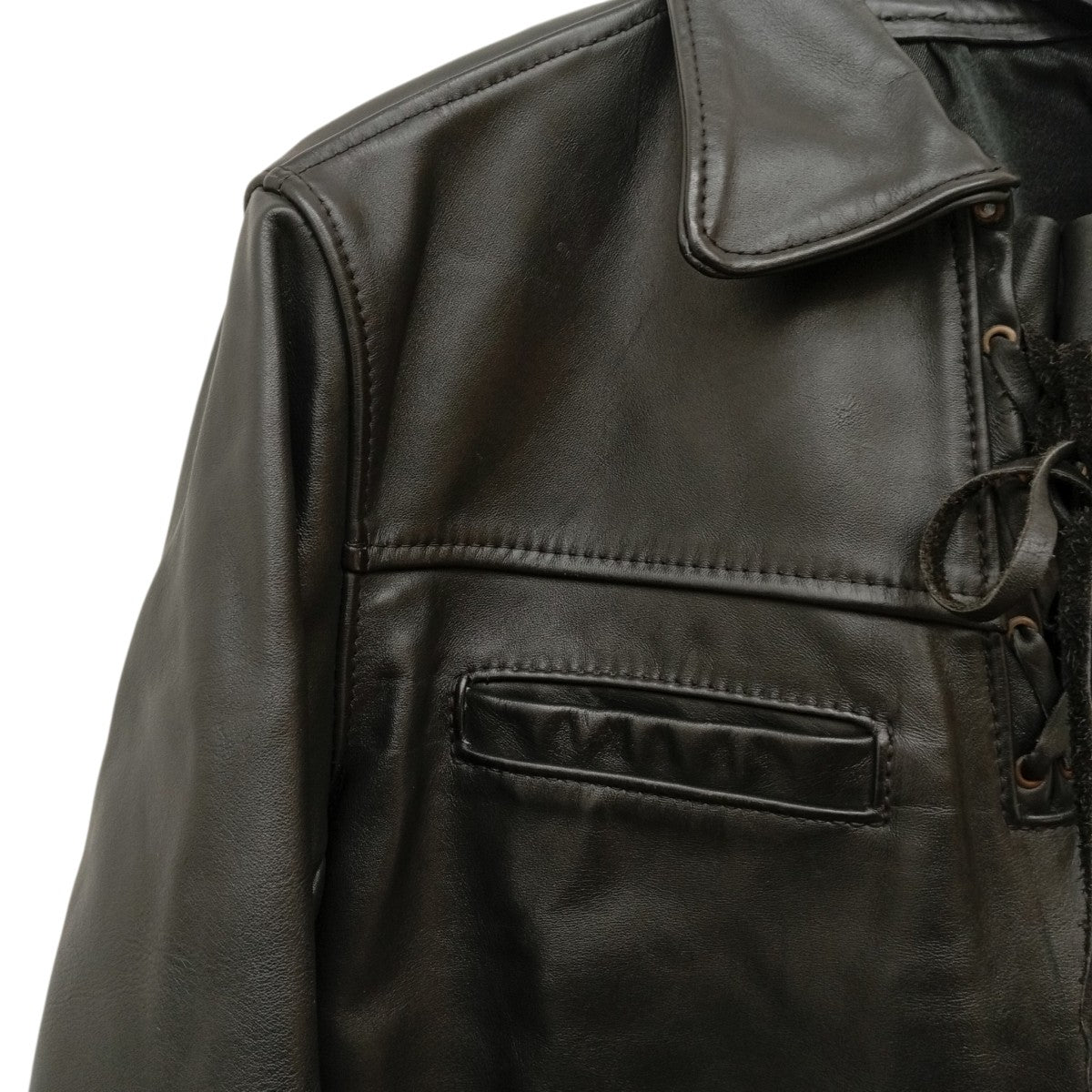 Timberline プルオーバー レースアップレザージャケット