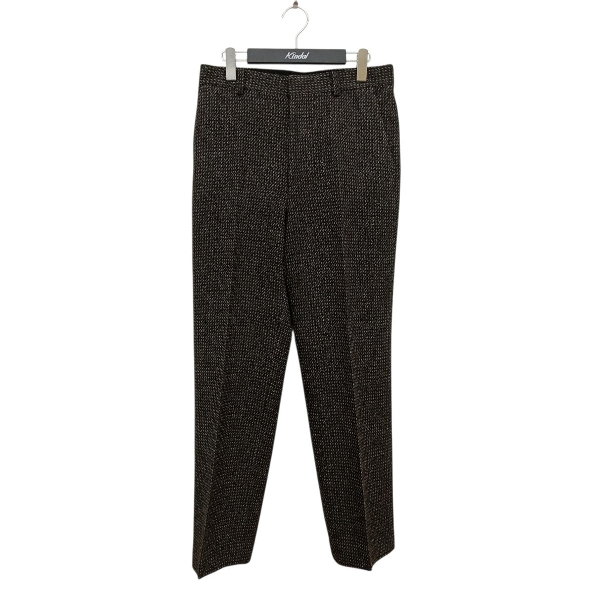 ALPACA WOOL SILK TWEED SLACKSパンツA25AP04LS