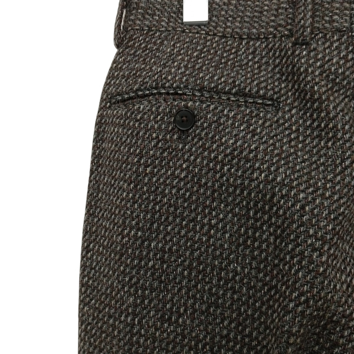 ALPACA WOOL SILK TWEED SLACKSパンツA25AP04LS