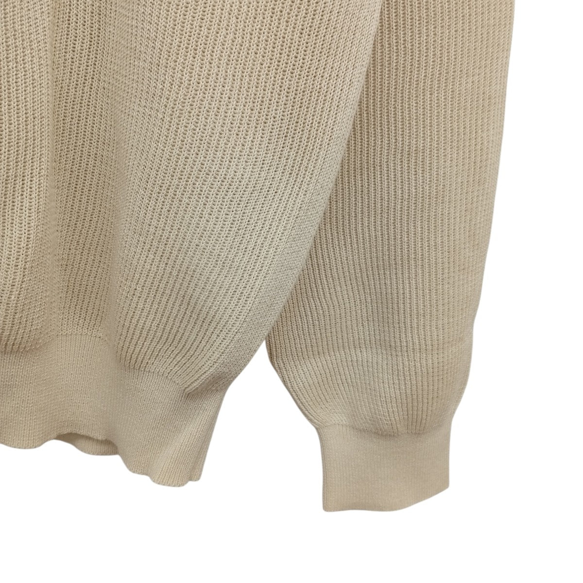25SSFLAT YARN RIB KNIT P OセーターA25SP01SY