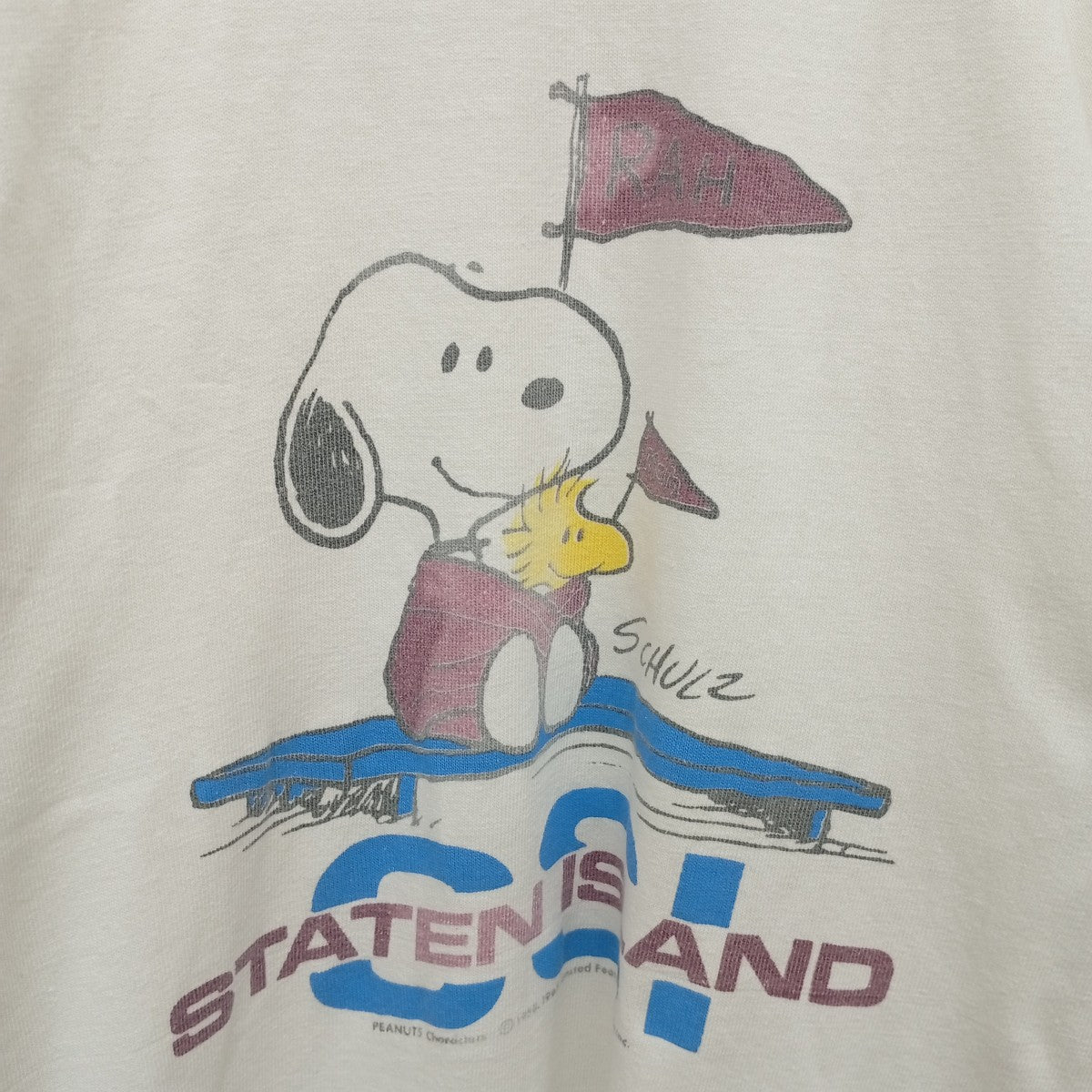 70s ヴィンテージ スヌーピーフットボールTシャツ