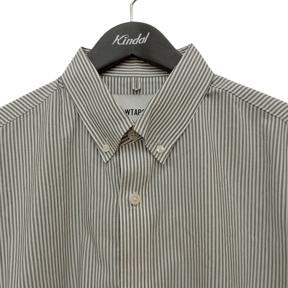 BD 01 SS CTPL． Broadcloth． Textile Coolmaxストライプ半袖シャツ241TQDT-SHM04