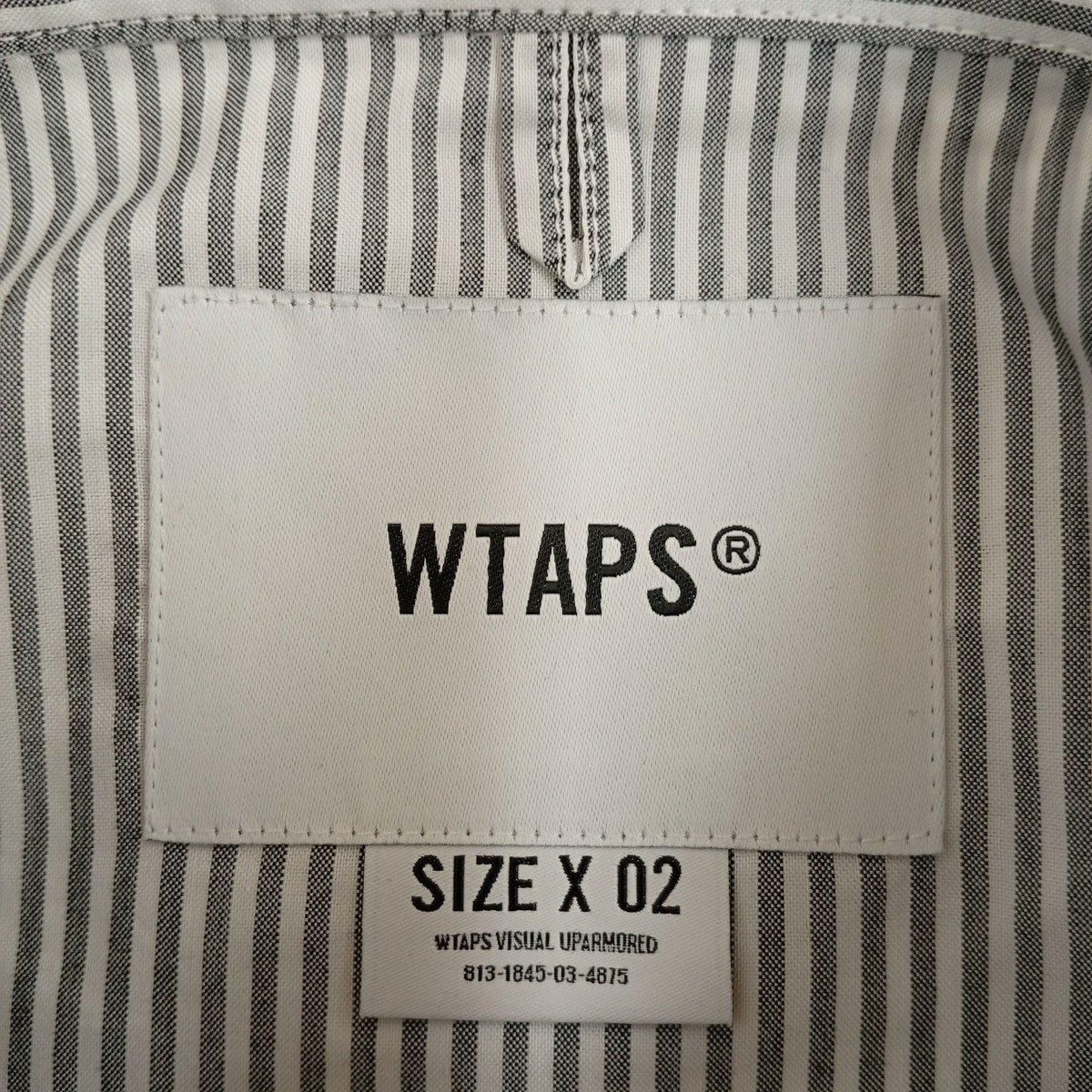 WTAPS(ダブルタップス) BD 01 SS CTPL． Broadcloth． Textile Coolmax