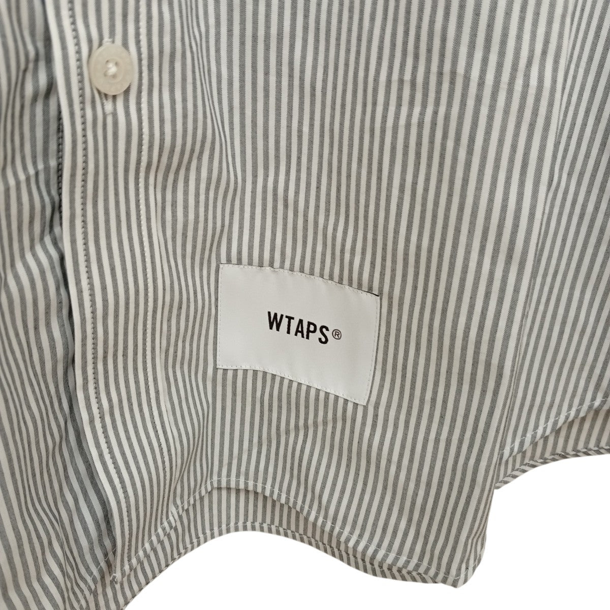 BD 01 SS CTPL． Broadcloth． Textile Coolmaxストライプ半袖シャツ241TQDT-SHM04