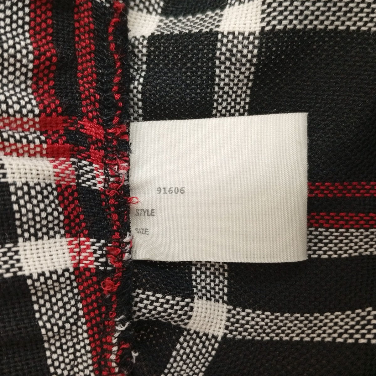 REBEL FABRIC BY UNDERCOVER CHECK SHORTSチェックハーフパンツ1201-CP10-069