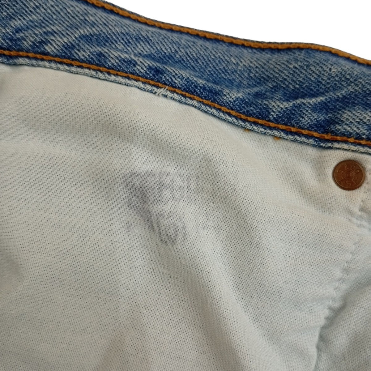 501 裏ボタン653 USA製デニムパンツ