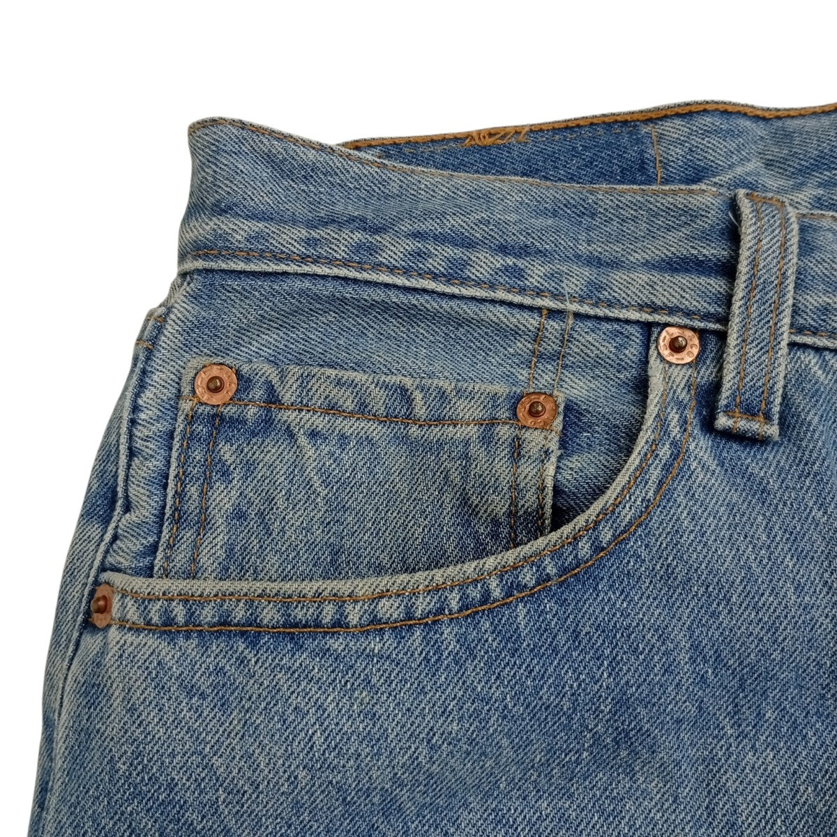 501 裏ボタン653 USA製デニムパンツ
