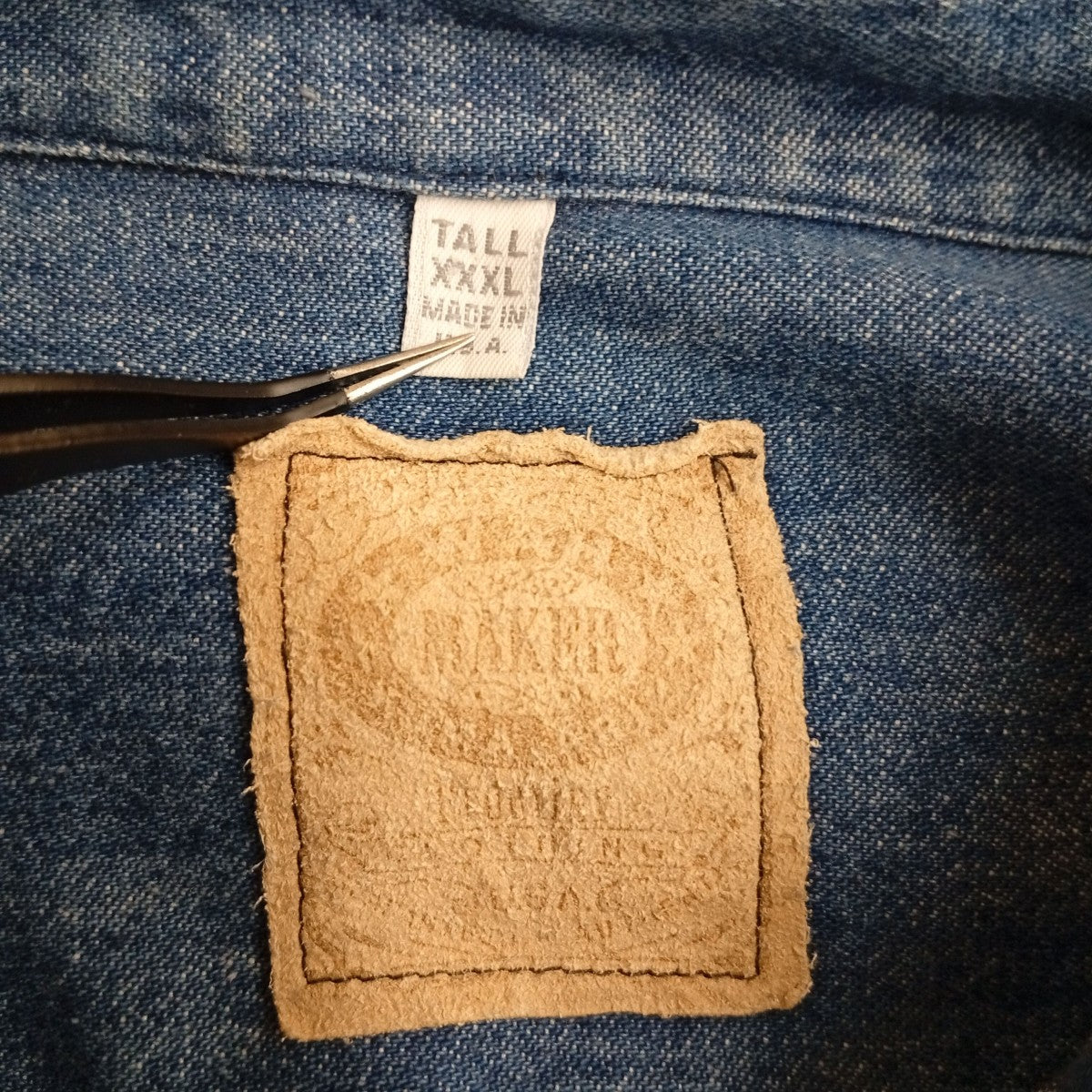 フロントフラップデニムシャツ