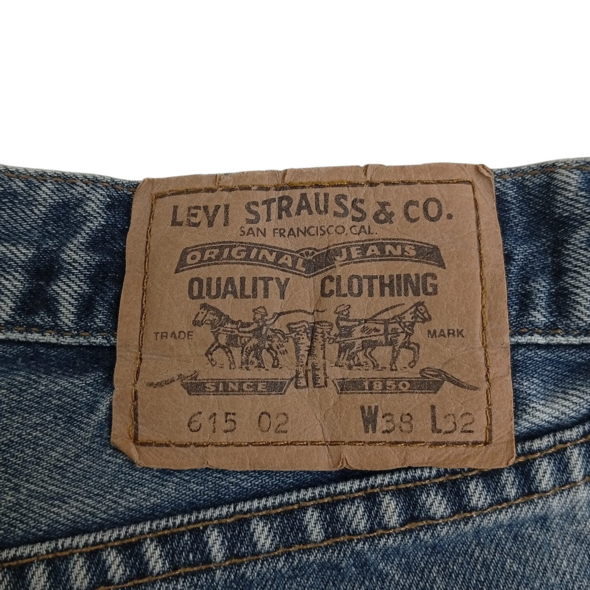 ユーロ オレンジタブ ベルギー工場デニムパンツ615-0253