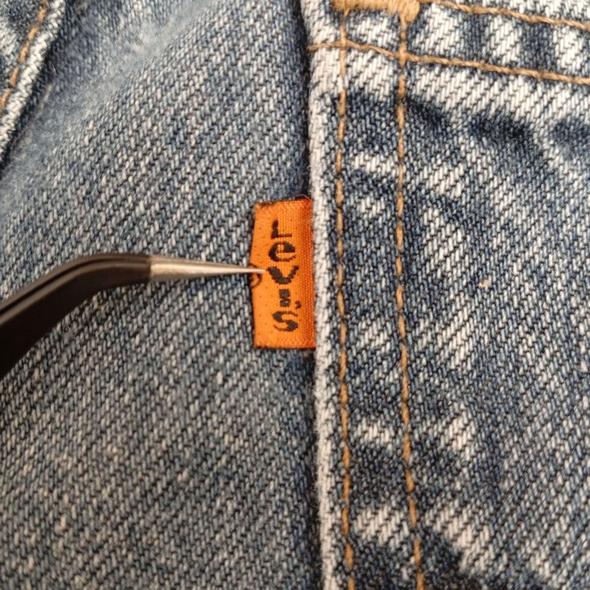 ユーロ オレンジタブ ベルギー工場デニムパンツ615-0253