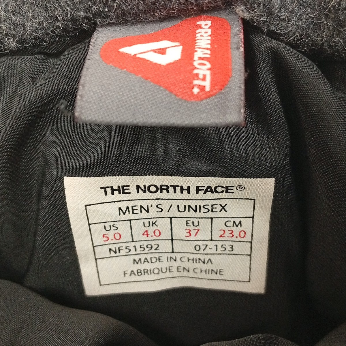 THE NORTH FACE NUPTSE WOOL2 SHORTスノーブーツNF51592 古着・中古-5枚目のアイテム画像