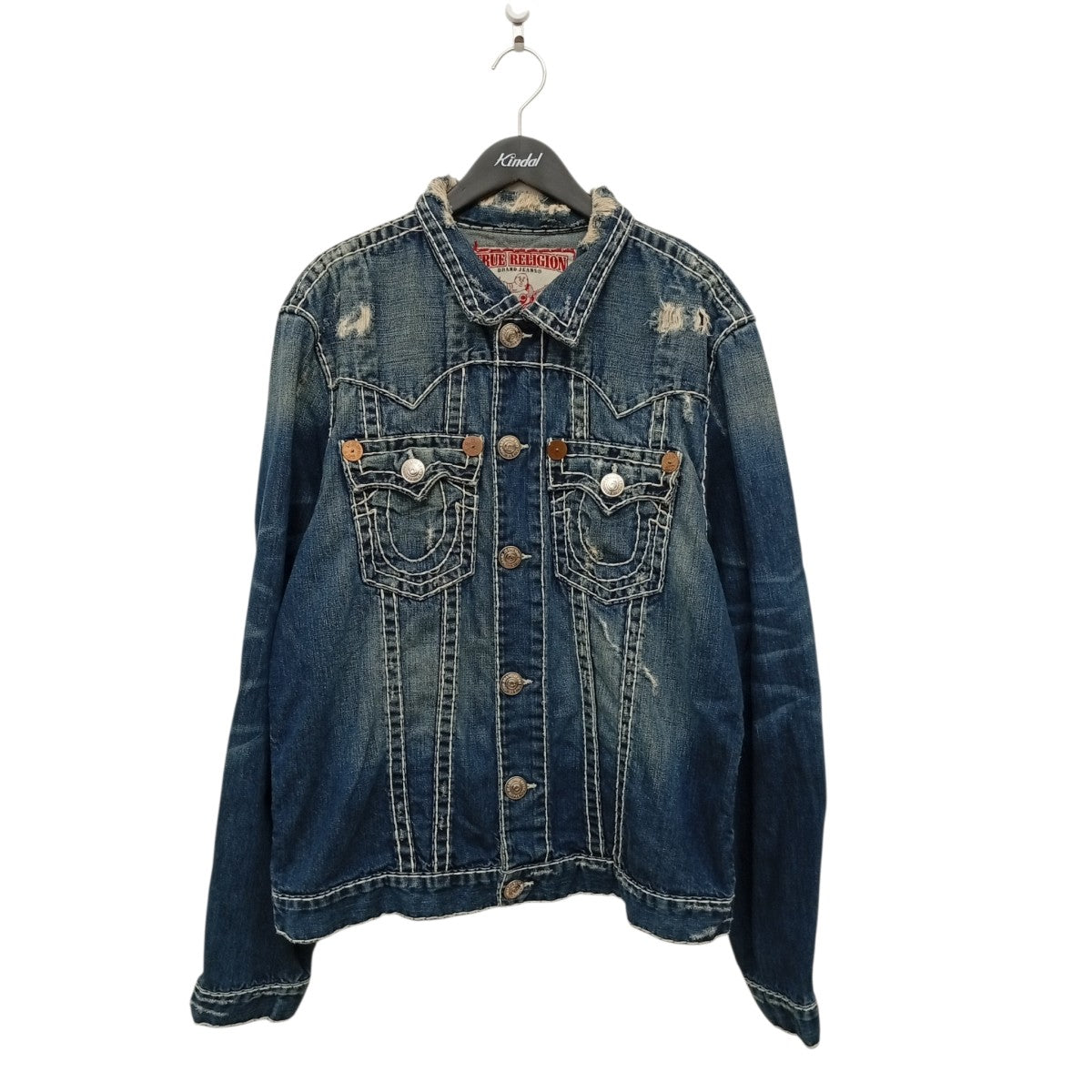 JIMMY SUPER T ダメージ加工デニムジャケット24900NBT2