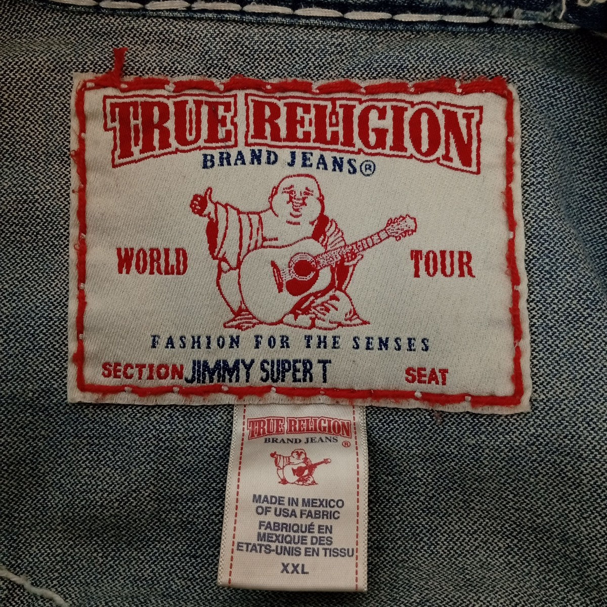 JIMMY SUPER T ダメージ加工デニムジャケット24900NBT2
