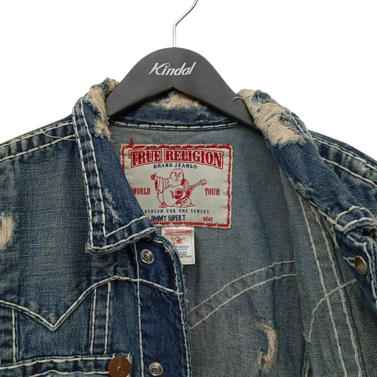 JIMMY SUPER T ダメージ加工デニムジャケット24900NBT2