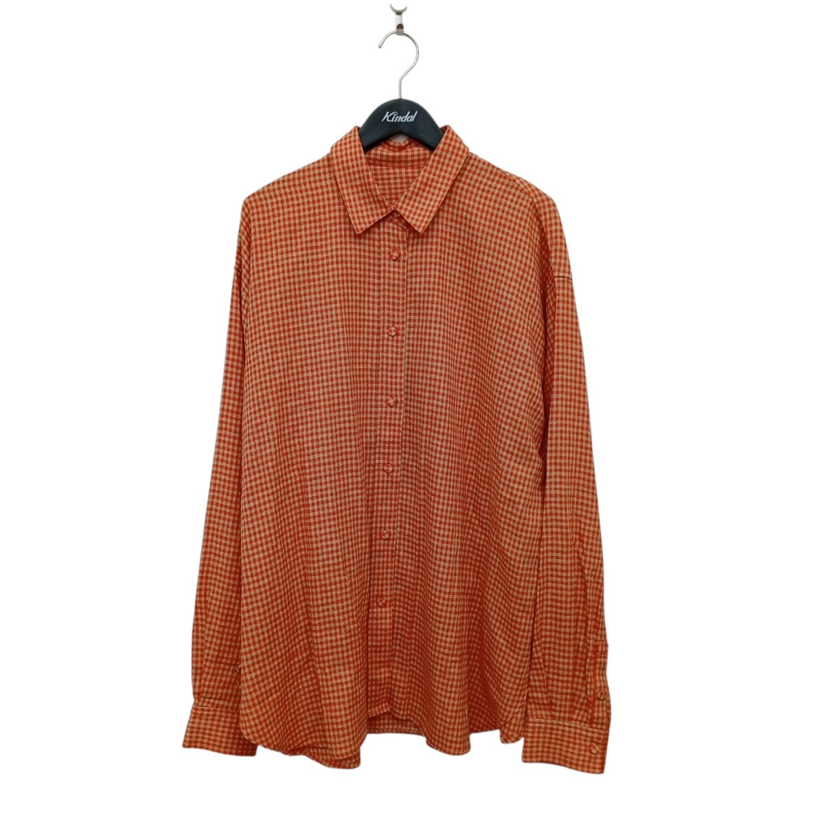 25SSTHE MOOD リネンシャツチェックシャツ25-050-042-2000-2