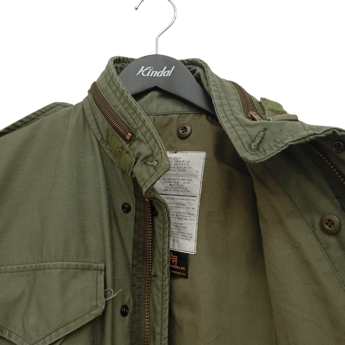 ALPHA USA製 M-65 FIELD JACKETジャケット8415-01-099-7836 古着・中古-4枚目のアイテム画像
