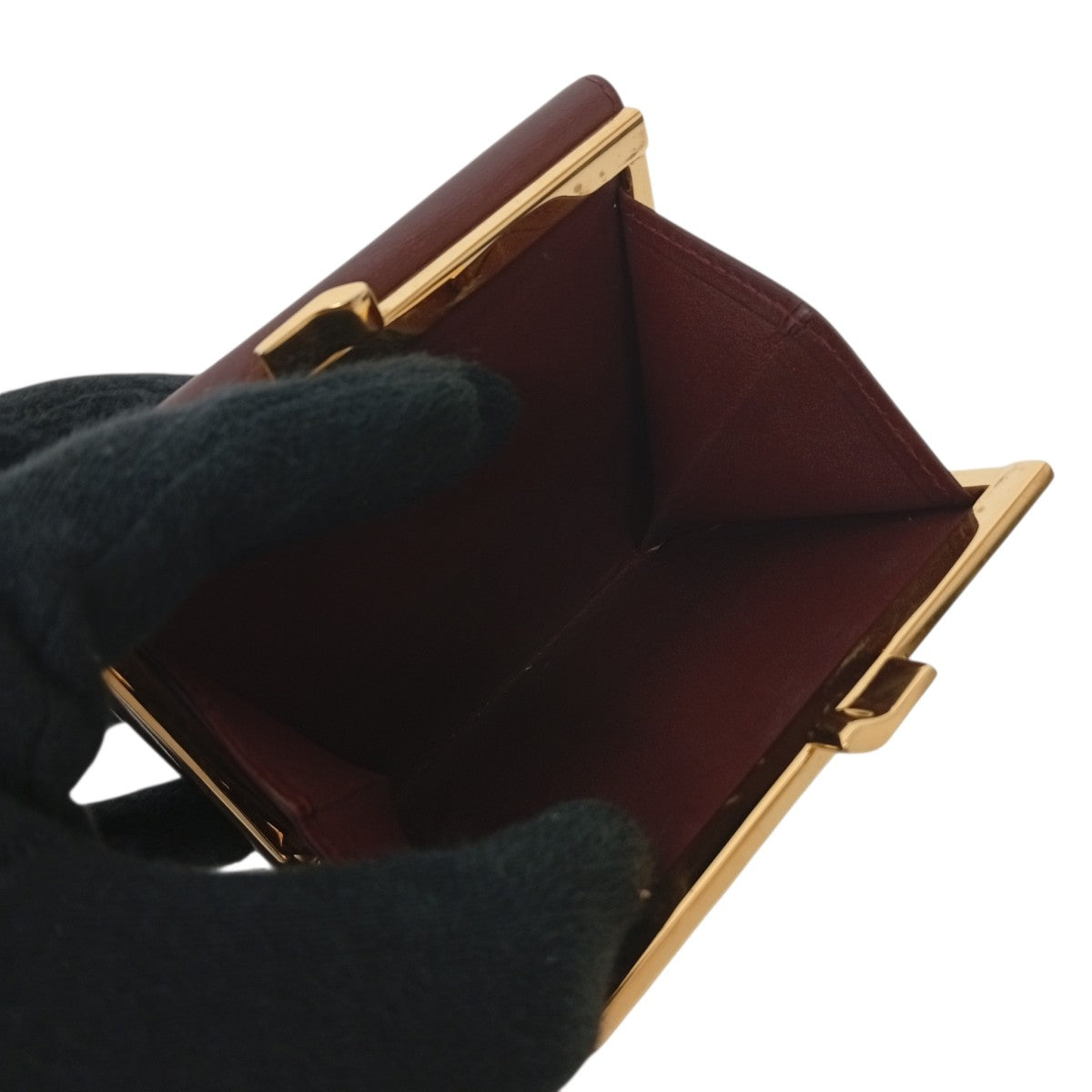 Cartier マストライン 三つ折りがま口財布 古着・中古-8枚目のアイテム画像