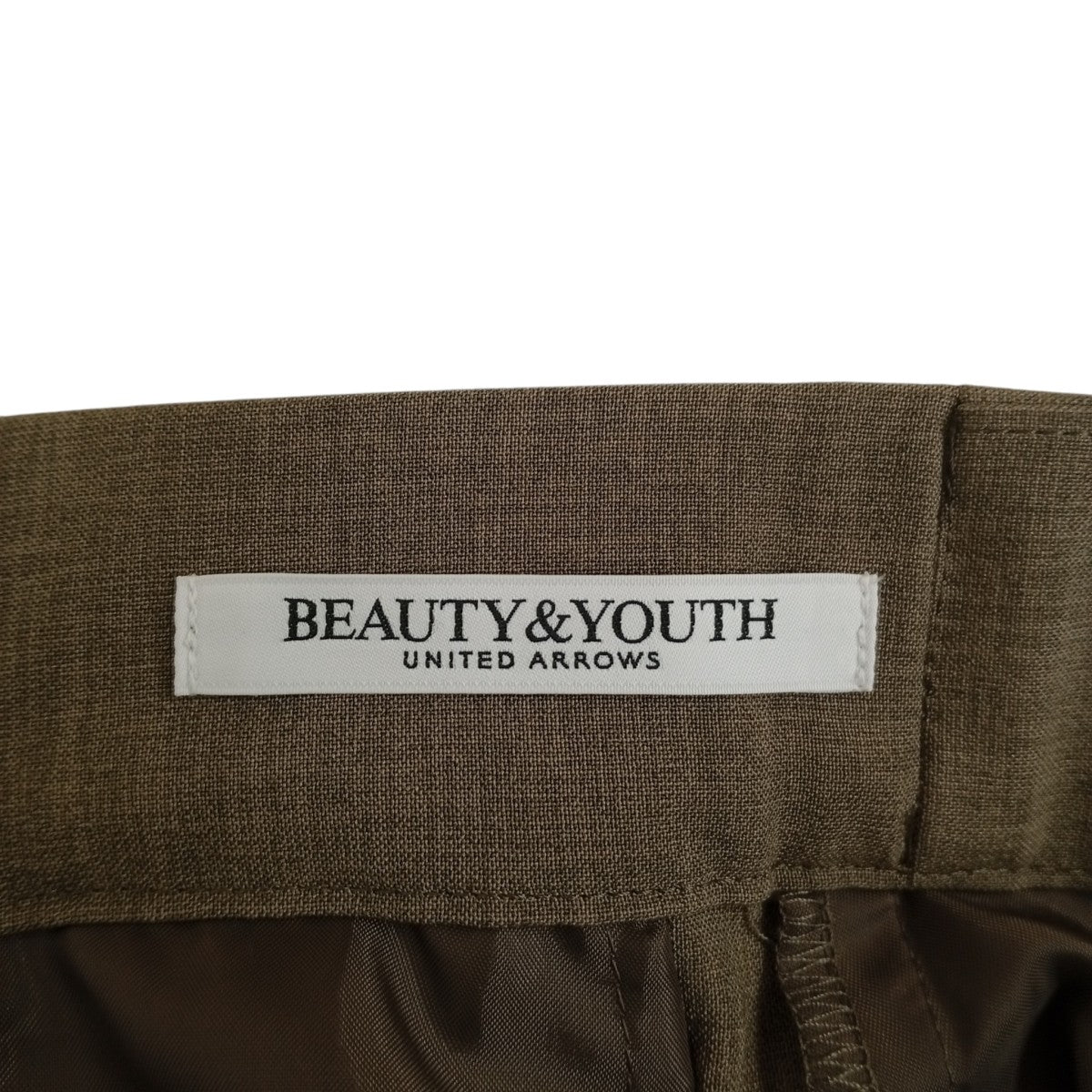 BEAUTY＆YOUTH 26SS2タック 吸水速乾 防シワ ウォッシャブルワイドパンツ1614-1-000056 古着・中古-4枚目のアイテム画像