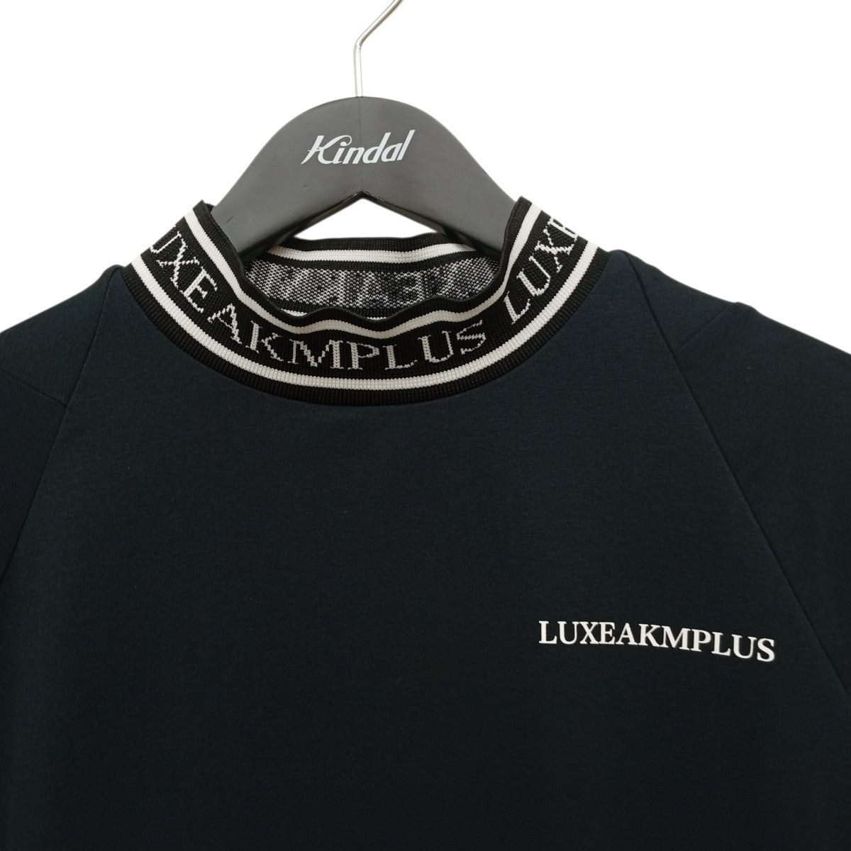 LUXEAKMPLUS カラーロゴ半袖モックネックTシャツLAT-25003 古着・中古-4枚目のアイテム画像