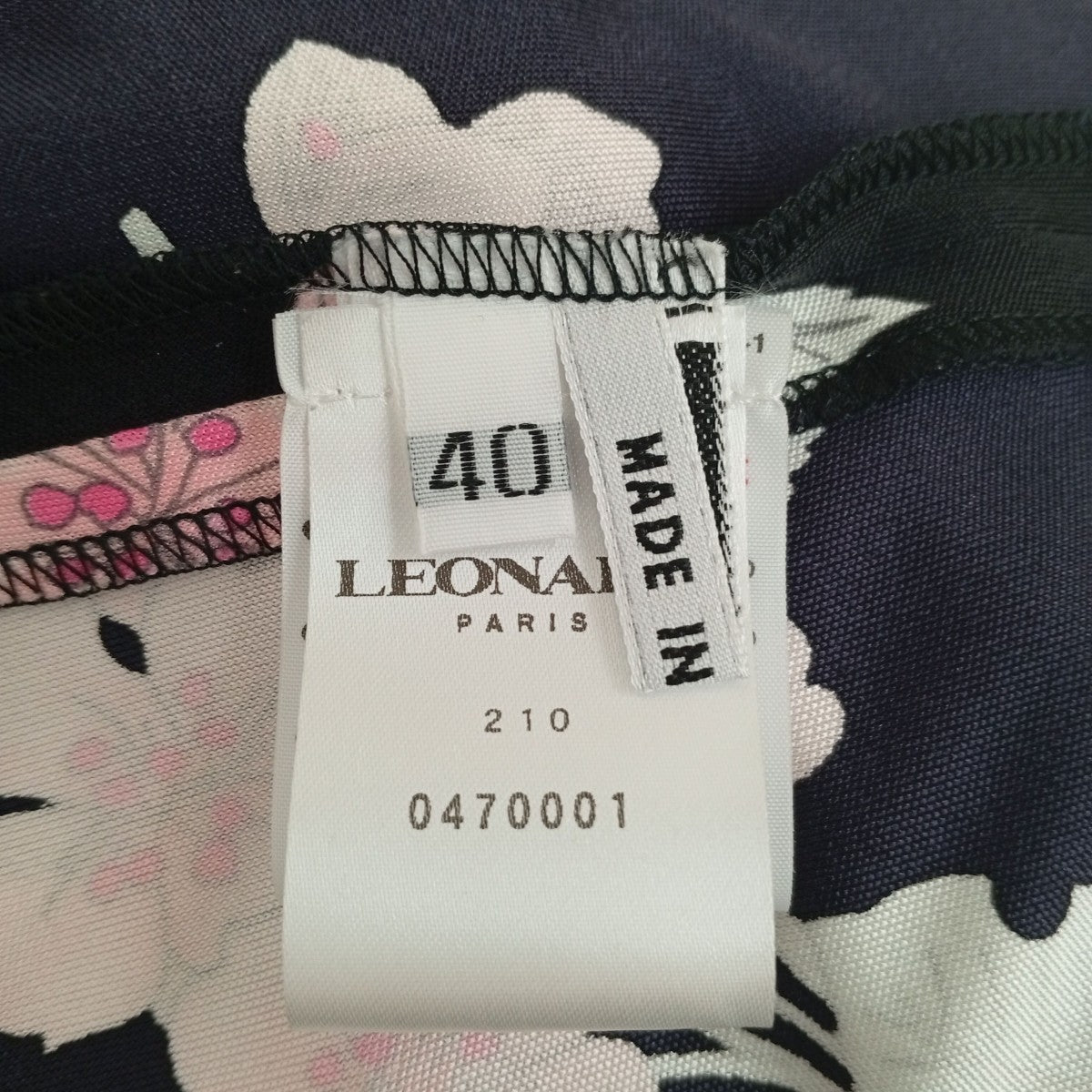 LEONARD PARIS 花柄ワンピース047001 古着・中古-4枚目のアイテム画像
