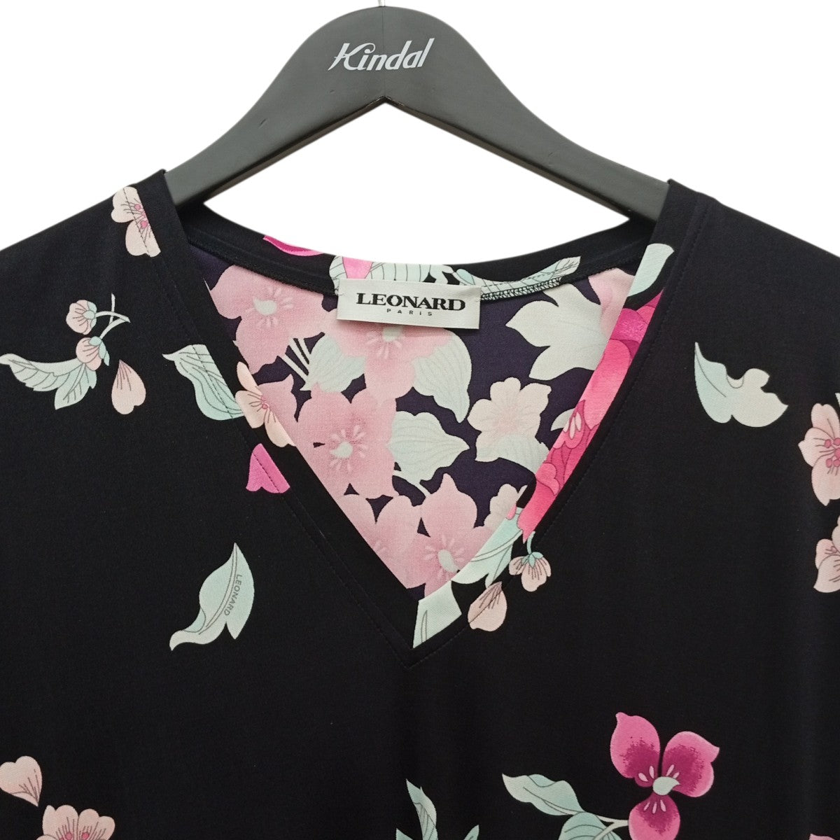 LEONARD PARIS 花柄ワンピース047001 古着・中古-6枚目のアイテム画像