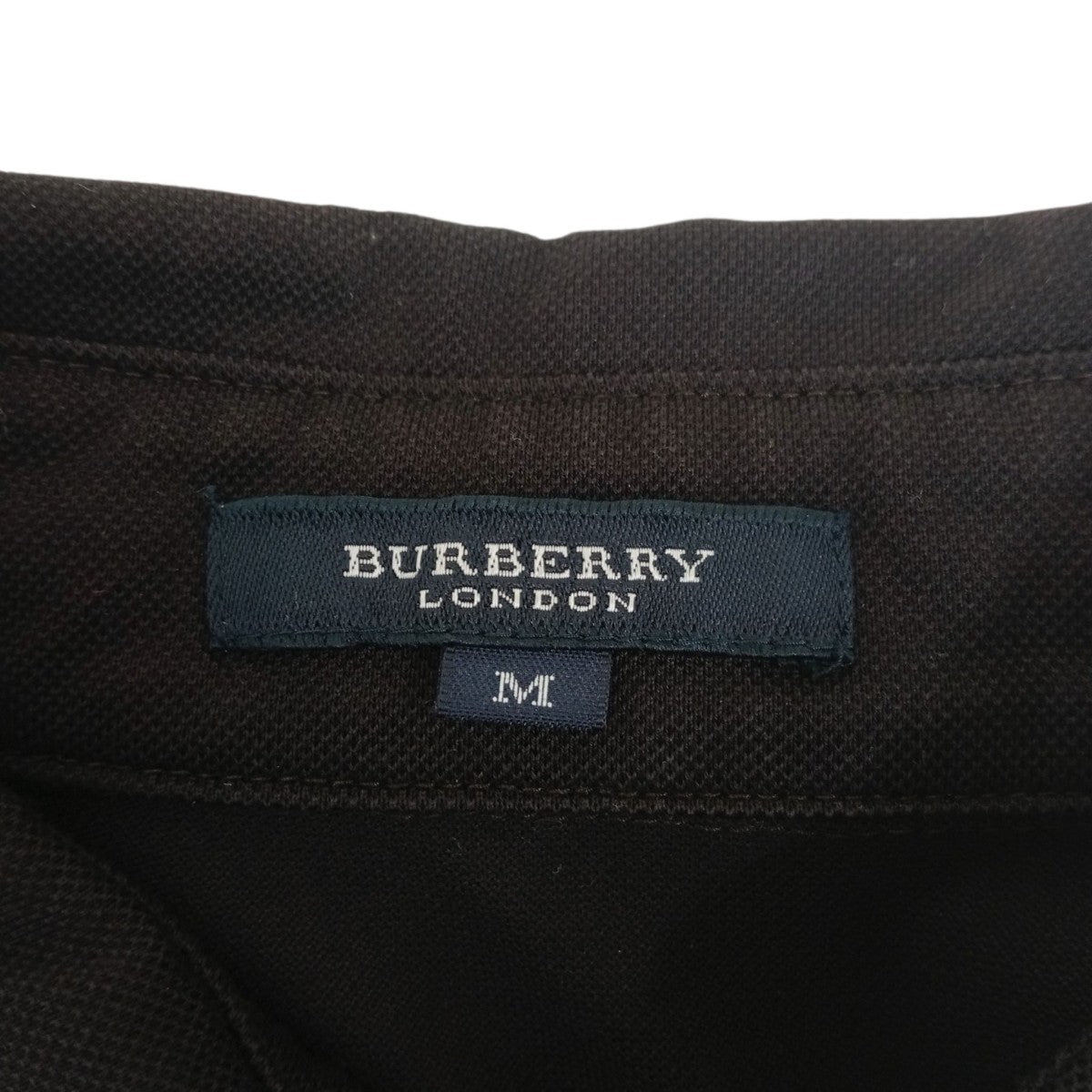 BURBERRY LONDON 襟ロゴ刺繍ポロシャツBBV38-211-58 古着・中古-3枚目のアイテム画像