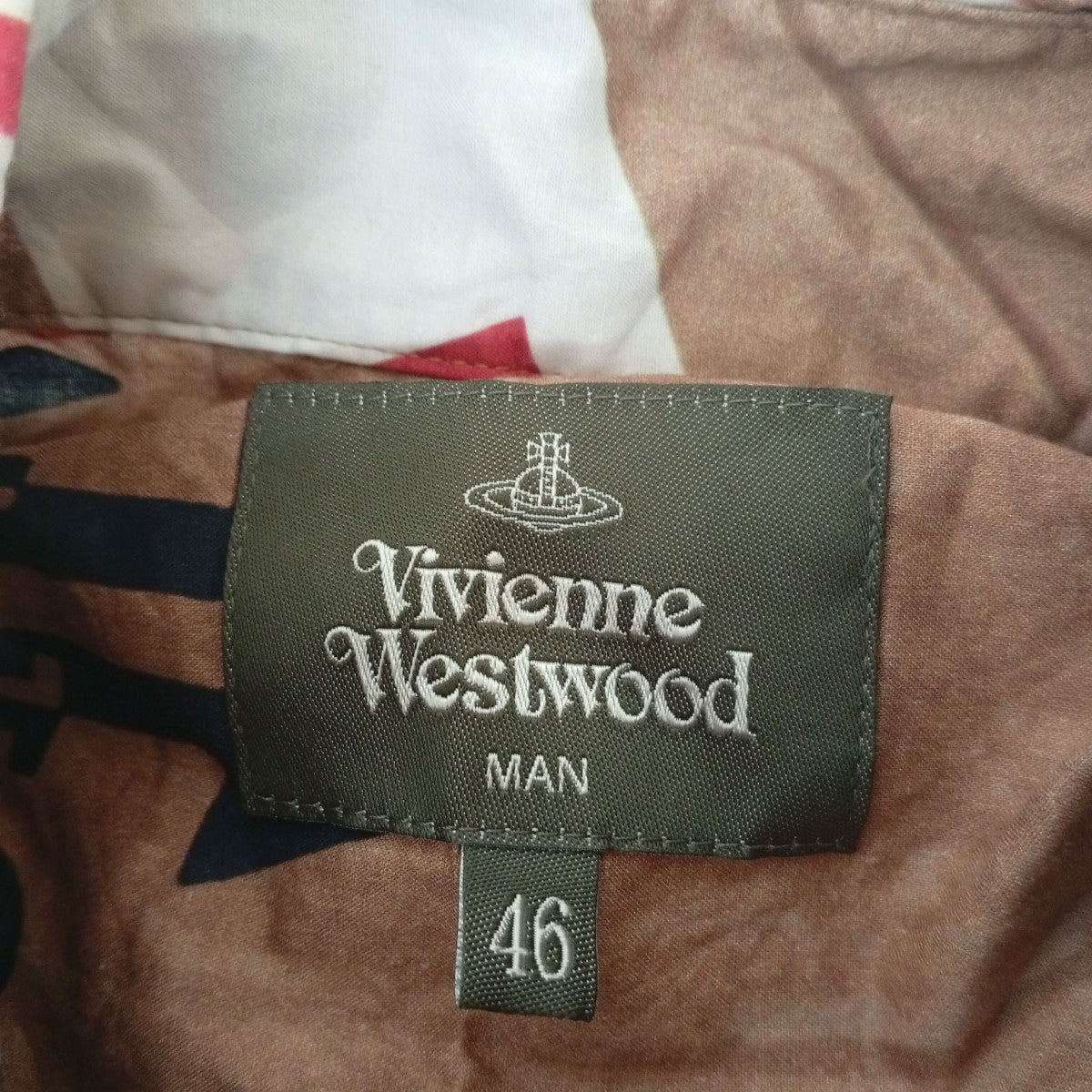 Vivienne Westwood man CAUTION TAPE MAN LONDONロングシャツ149051 古着・中古-3枚目のアイテム画像