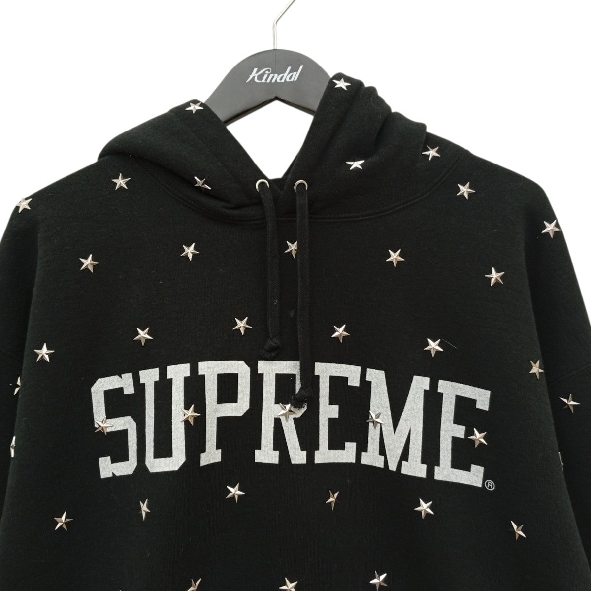 Stars Studded Hooded Sweatパーカー