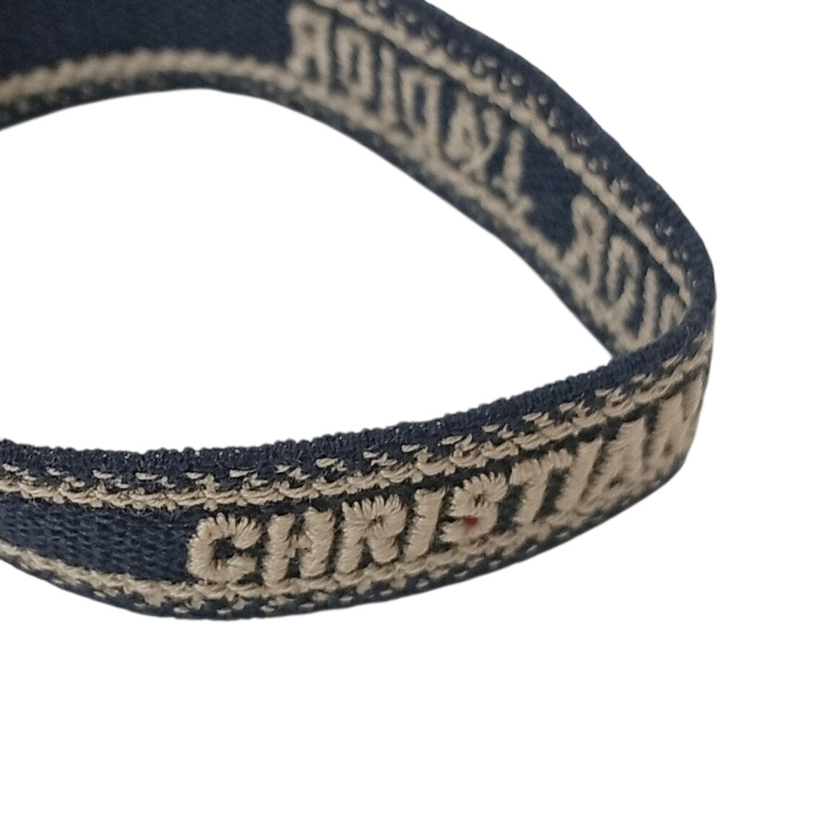 Christian Dior ミサンガ オブリーク ロゴ刺繍ブレスレットB1308ADRCO650U 古着・中古-5枚目のアイテム画像