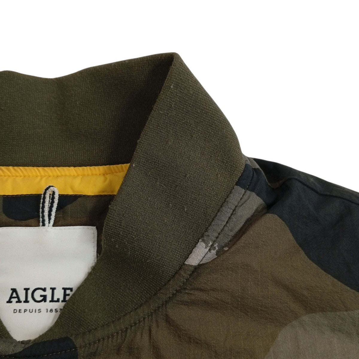 AIGLE カモフラージュ柄ジャケットZBHJ909 古着・中古-5枚目のアイテム画像