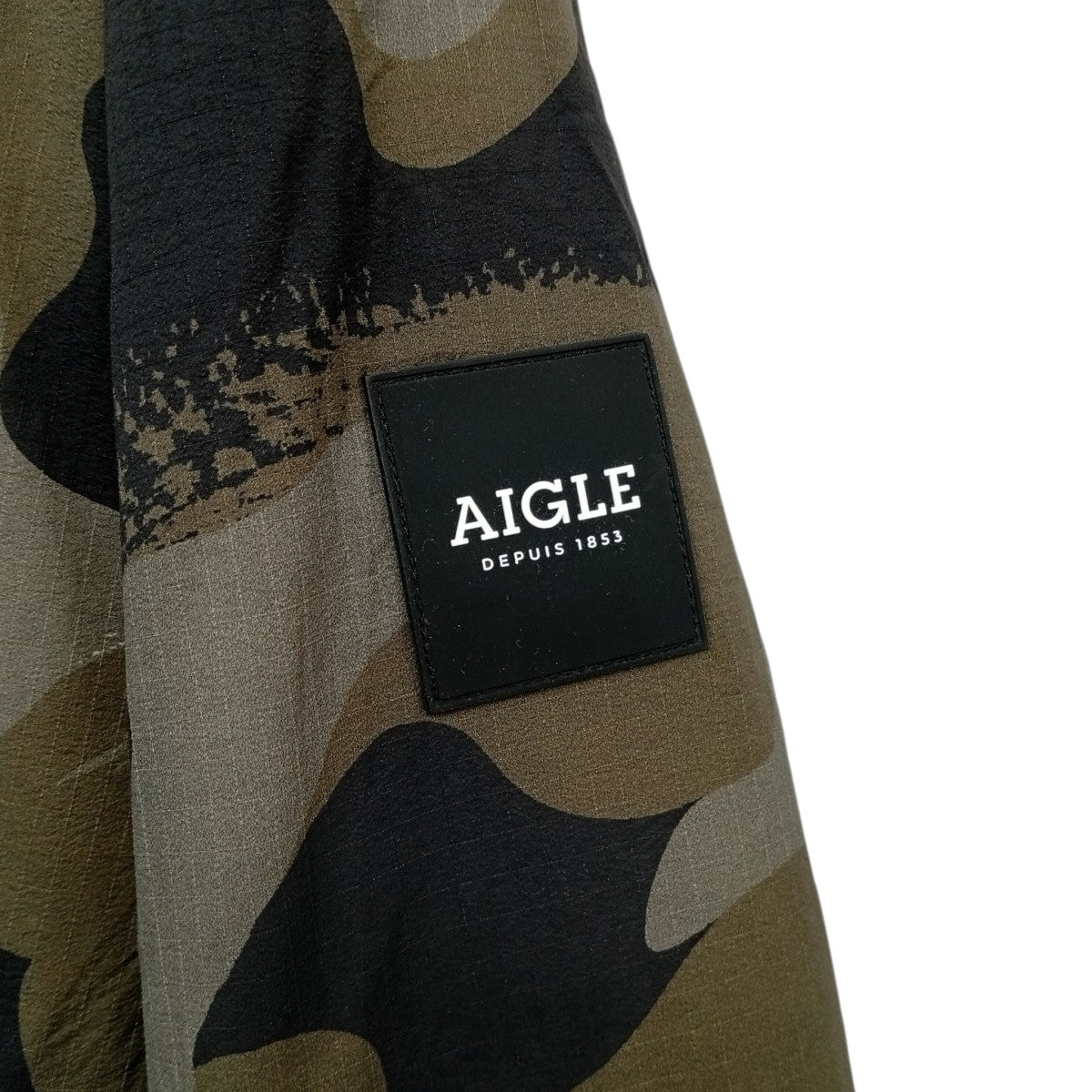 AIGLE カモフラージュ柄ジャケットZBHJ909 古着・中古-9枚目のアイテム画像
