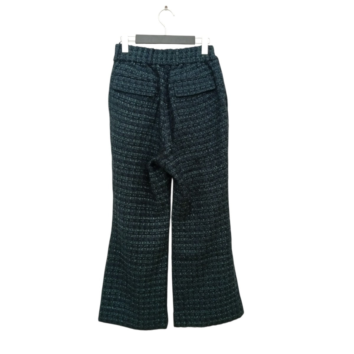GLITTERY TWEED FLARE EASY TROUSERSパンツS071407