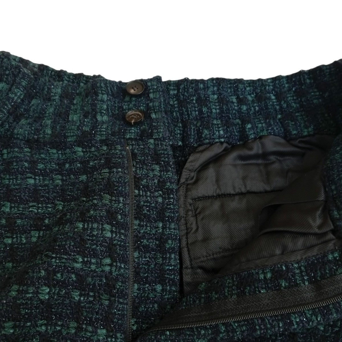 GLITTERY TWEED FLARE EASY TROUSERSパンツS071407