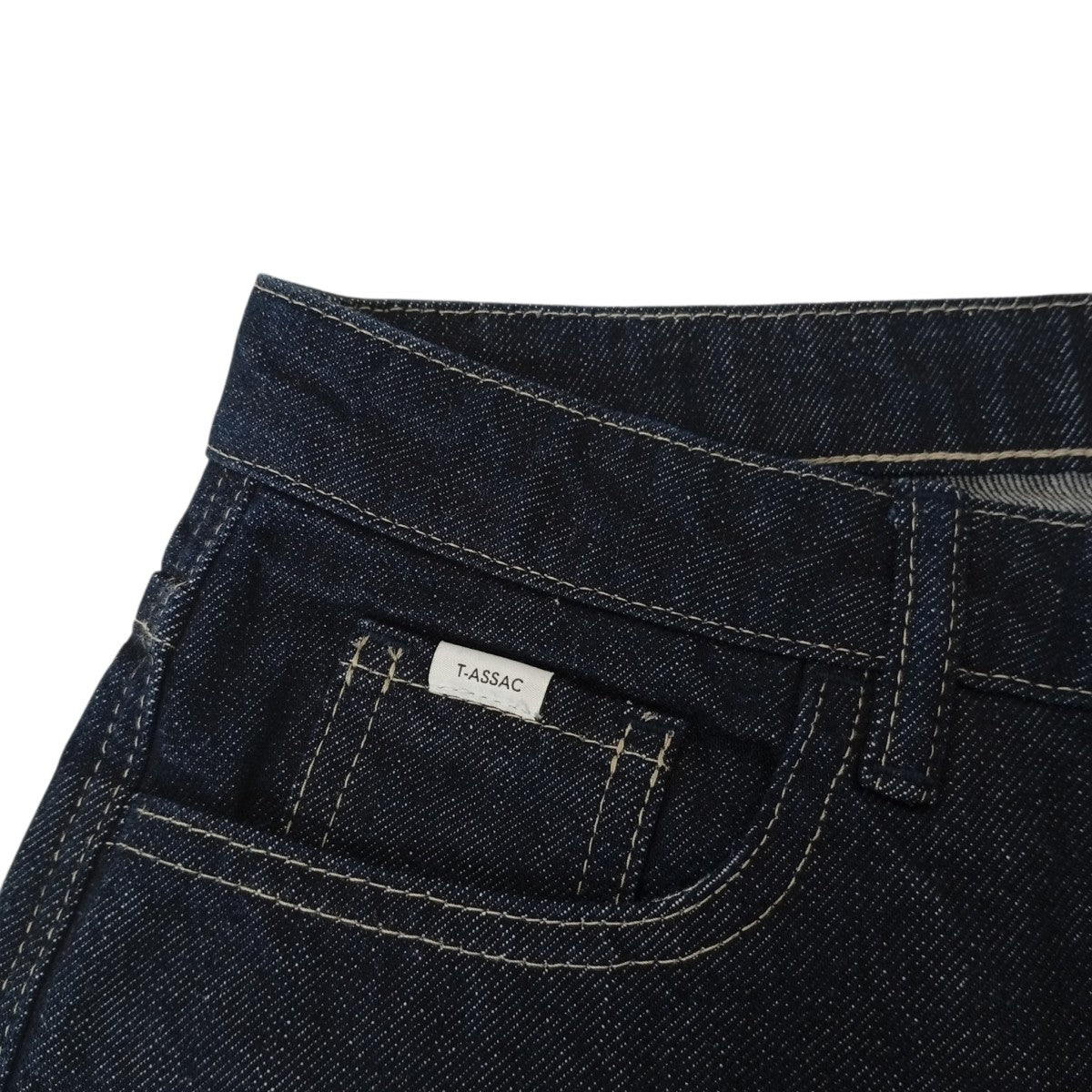 T-ASSAC WIDE INDIGOデニムパンツTA-PT04 古着・中古-5枚目のアイテム画像