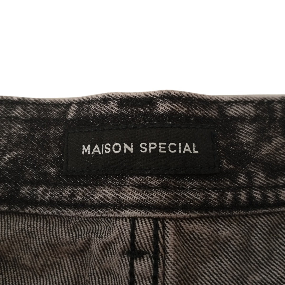 MAISON SPECIAL Side Long Zip Denimデニムパンツ21241465703 古着・中古-4枚目のアイテム画像