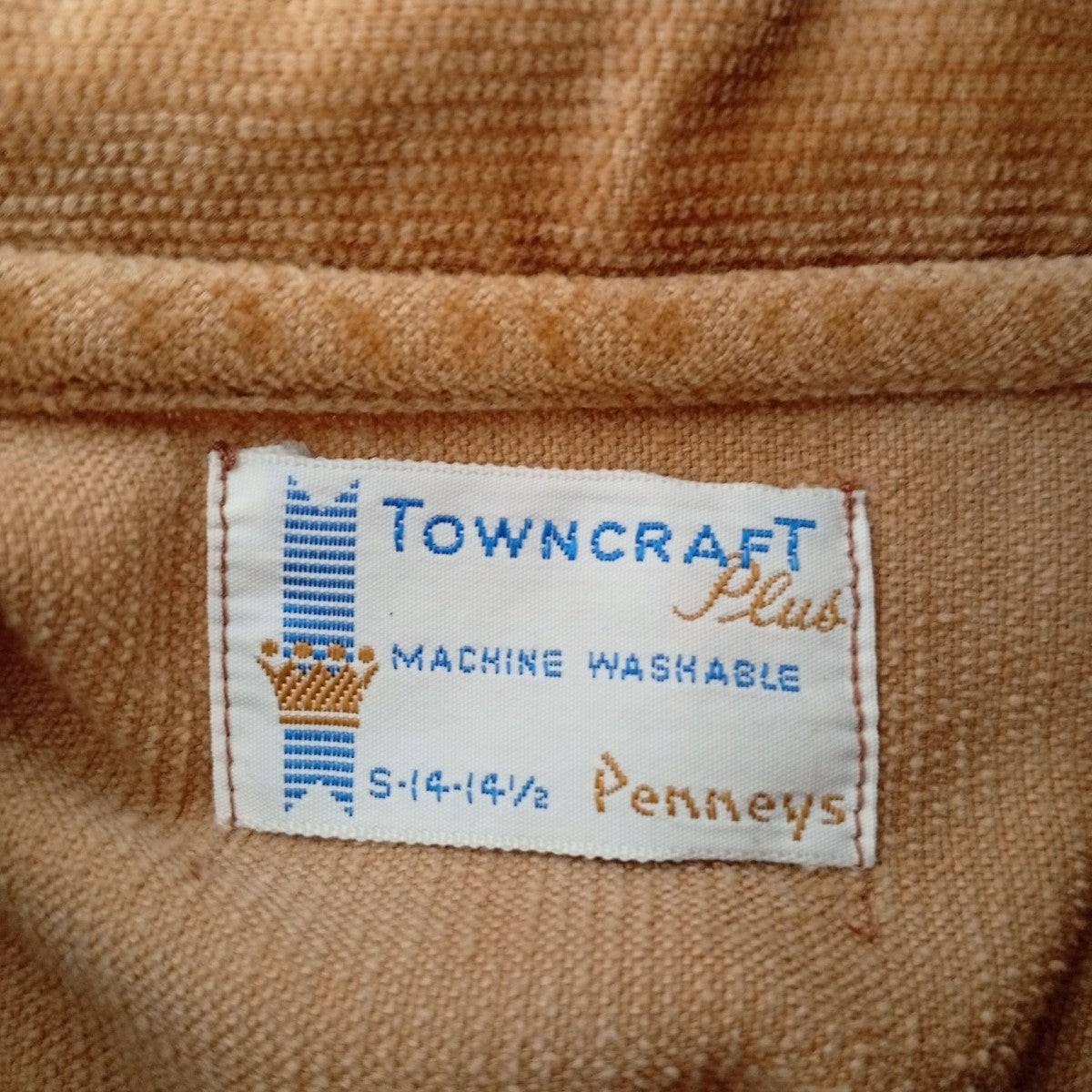 TOWN CRAFT 60’sコーデュロイシャツ 古着・中古-3枚目のアイテム画像