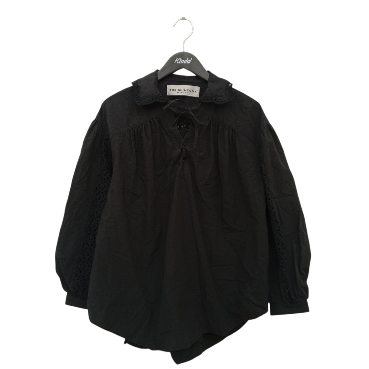 THE SHINZONE LACE-UP BLOUSEブラウス26SMSBL02 古着・中古-1枚目のアイテム画像