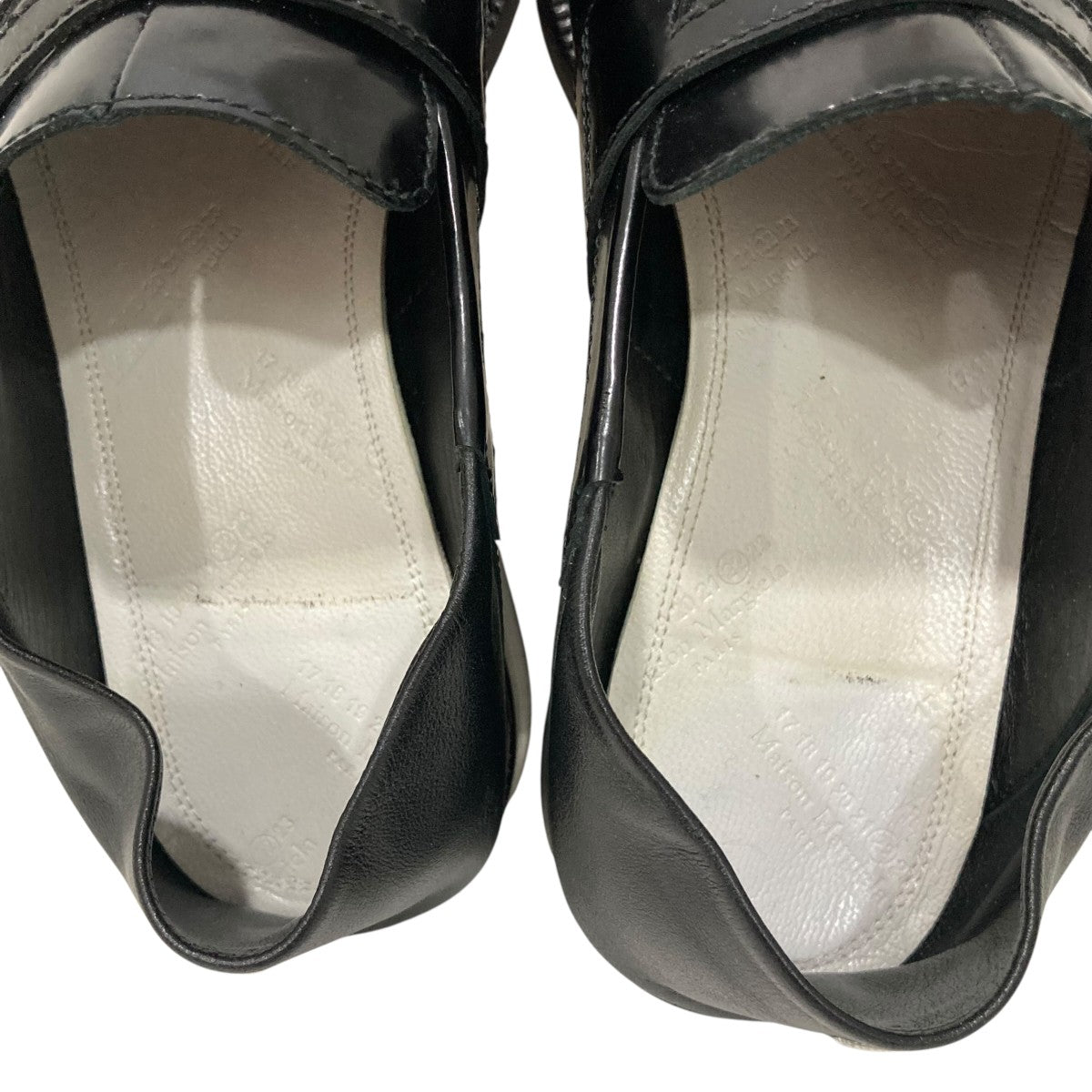 Maison Margiela(メゾンマルジェラ) 足袋ローファー ブラック サイズ