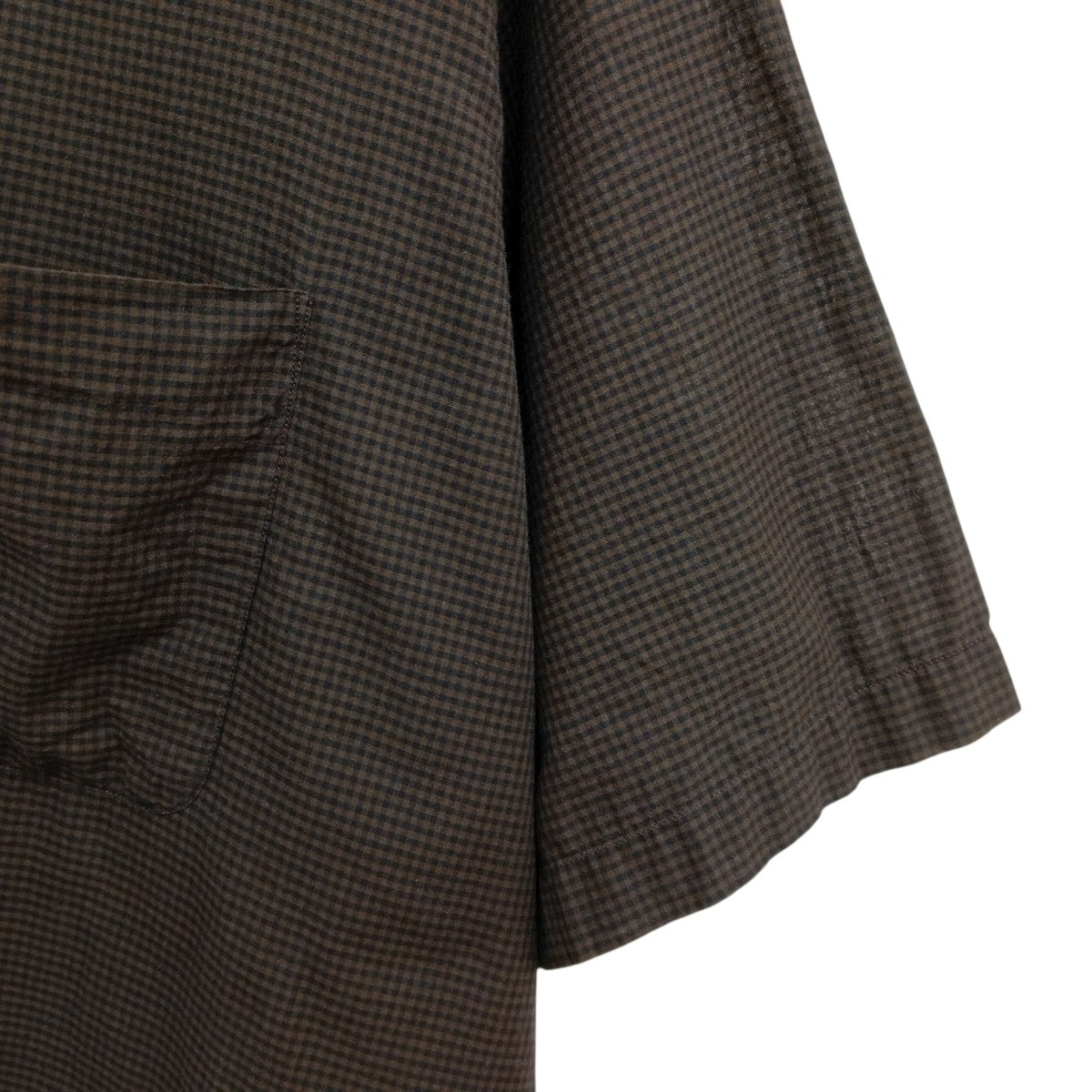 26SSLawn Check Open Collar Shirts半袖シャツ26-050-HL-8090-10