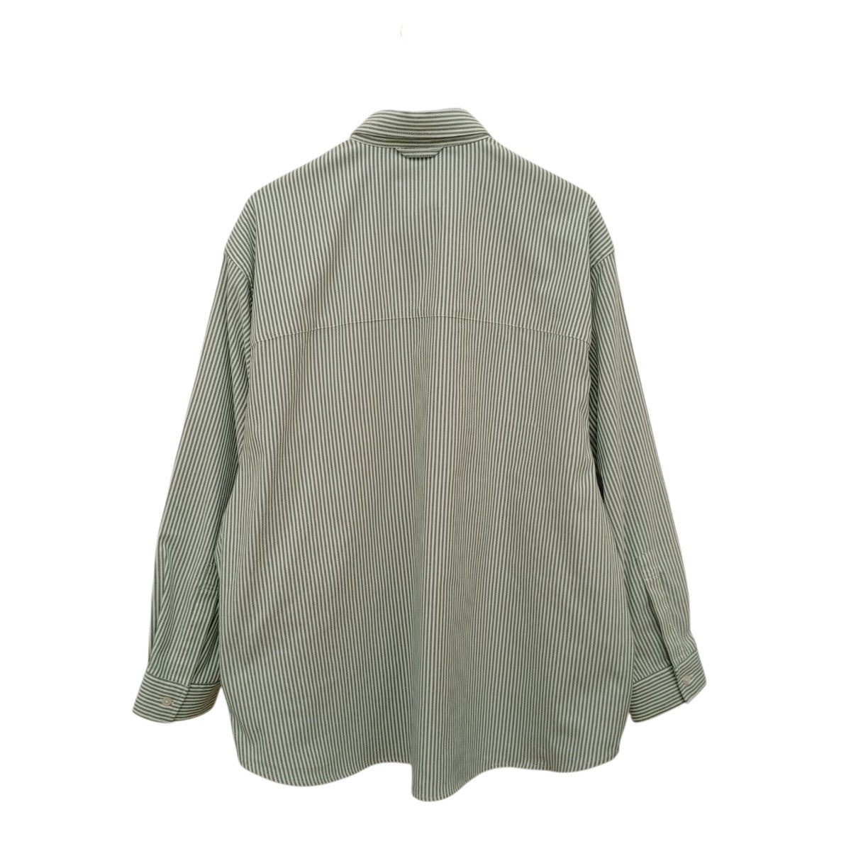 26SSDRY OXFORD FLAP POCKET L S SHIRTストライプシャツFSC252-50021B