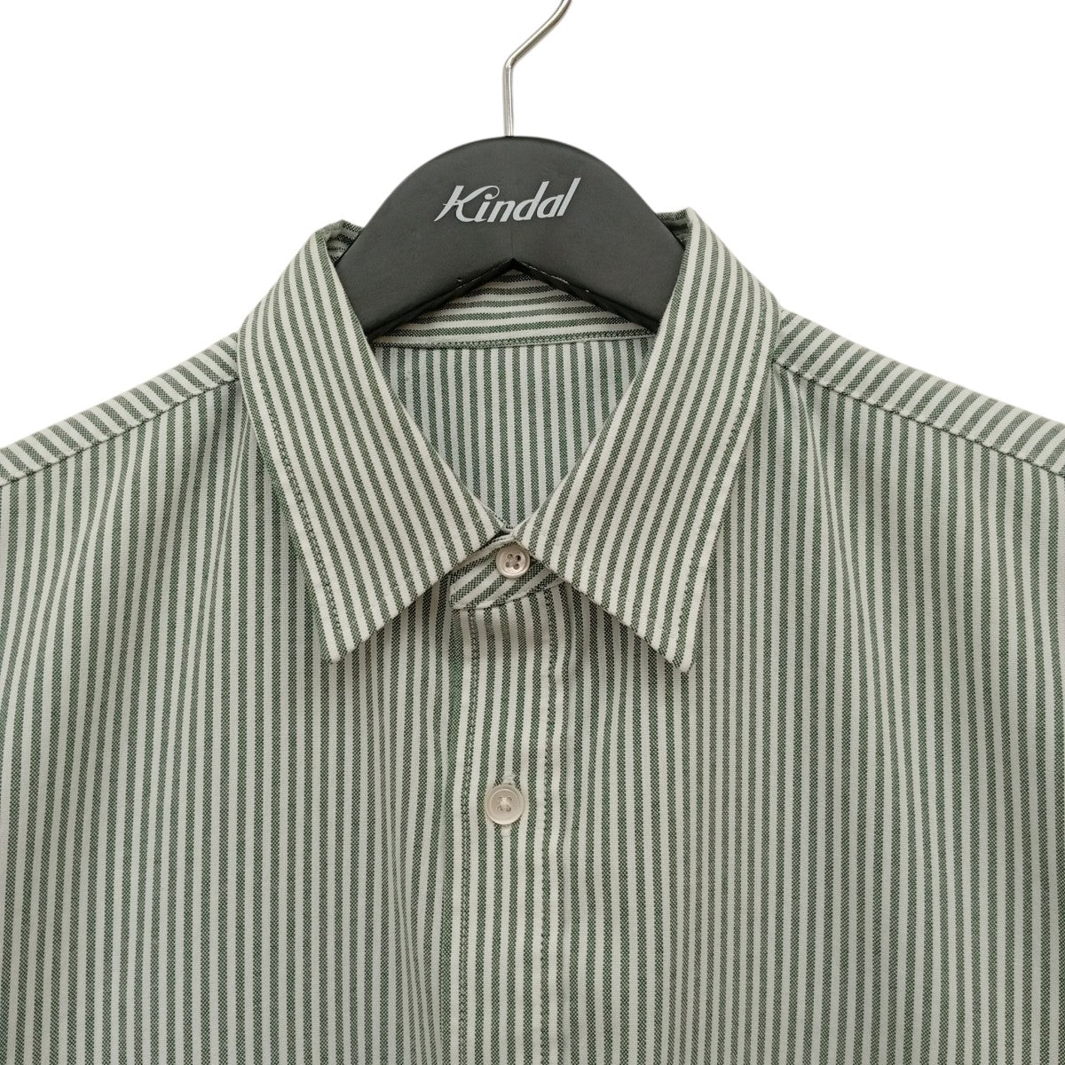 26SSDRY OXFORD FLAP POCKET L S SHIRTストライプシャツFSC252-50021B