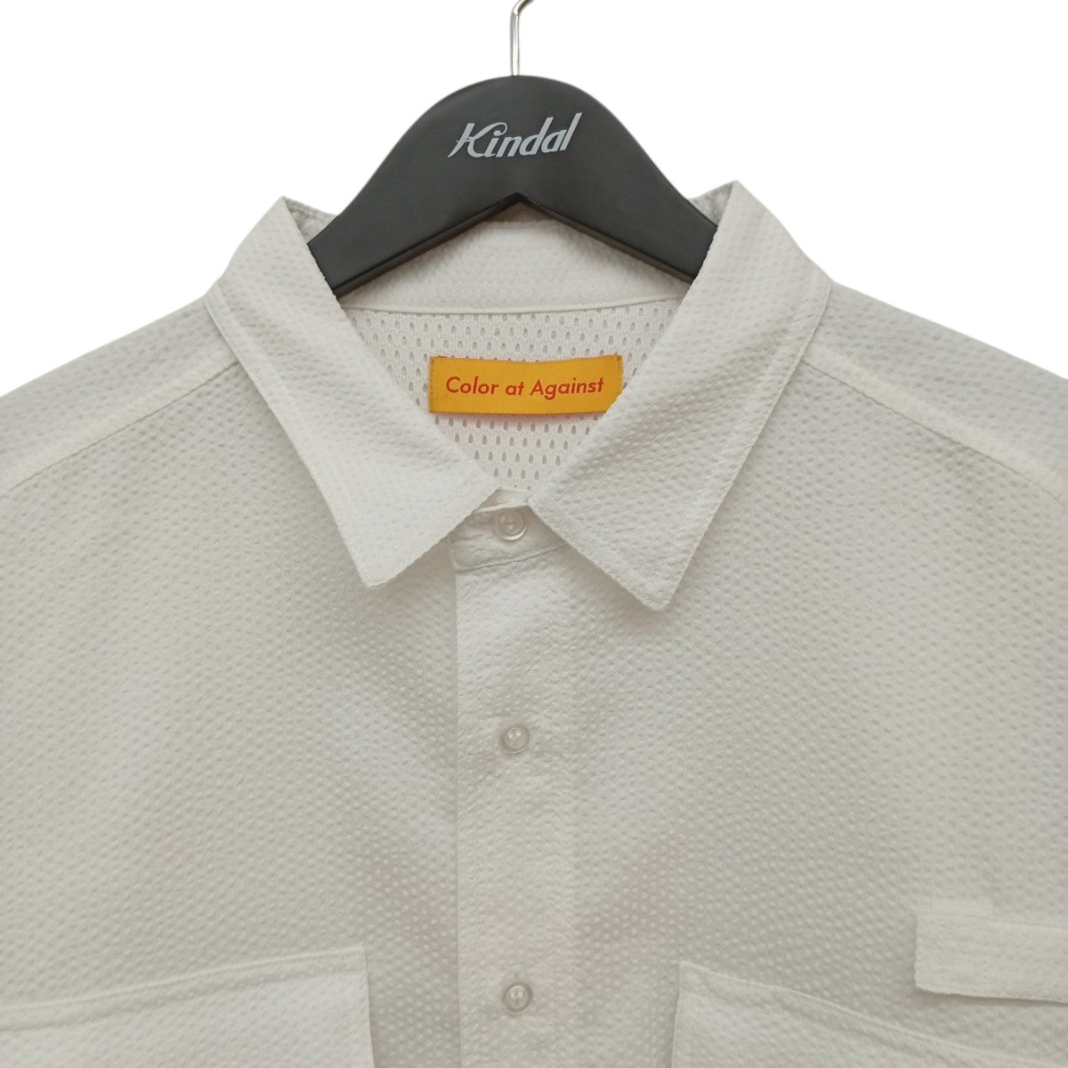 Seersucker Field Shirt長袖シャツ