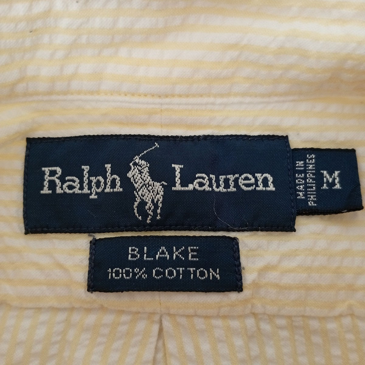 シアサッカー半袖シャツBLAKE