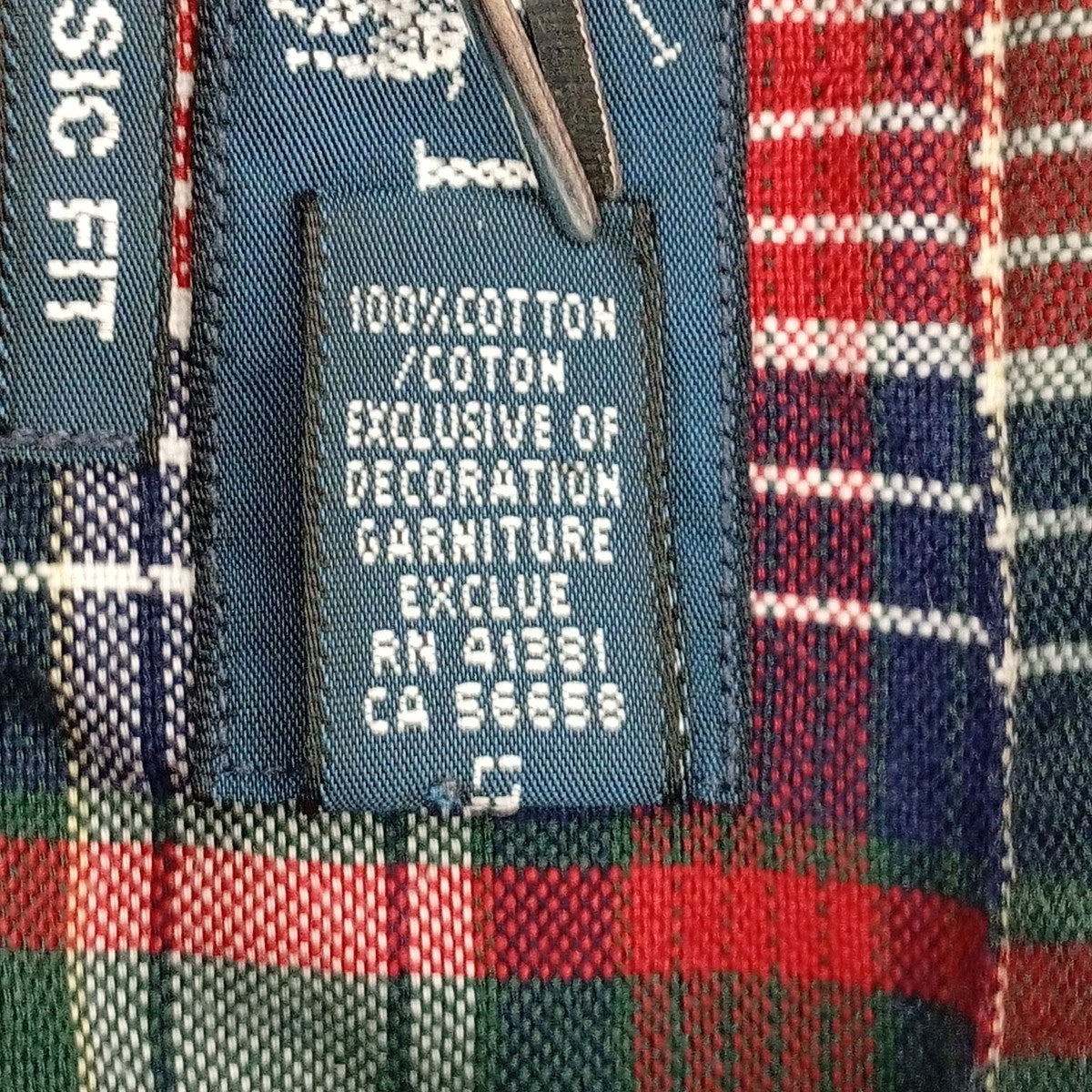 チェックシャツ41381