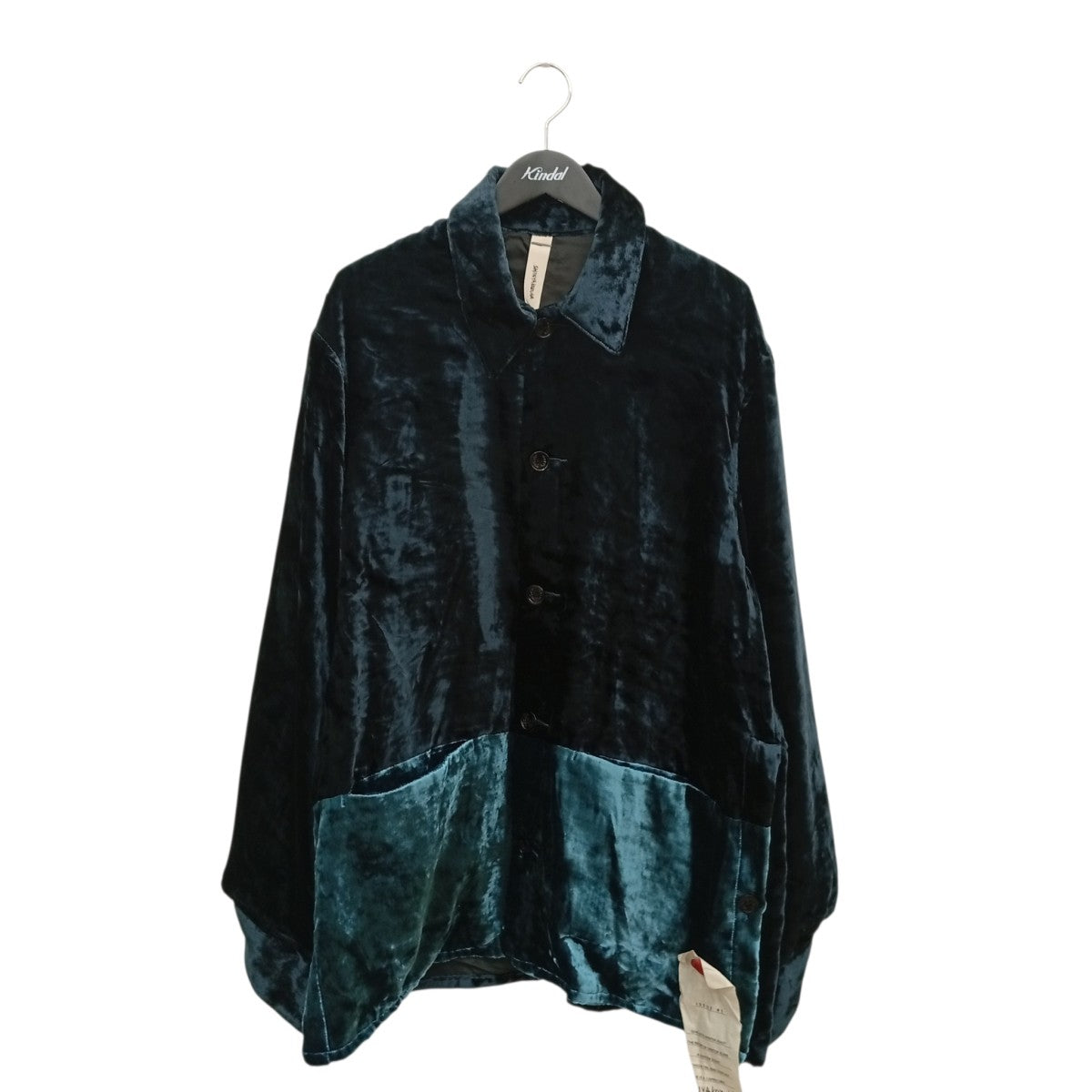 MAC SHIRT-ISH JK WITH NO BIJOUベロアジャケット2402SK47NB