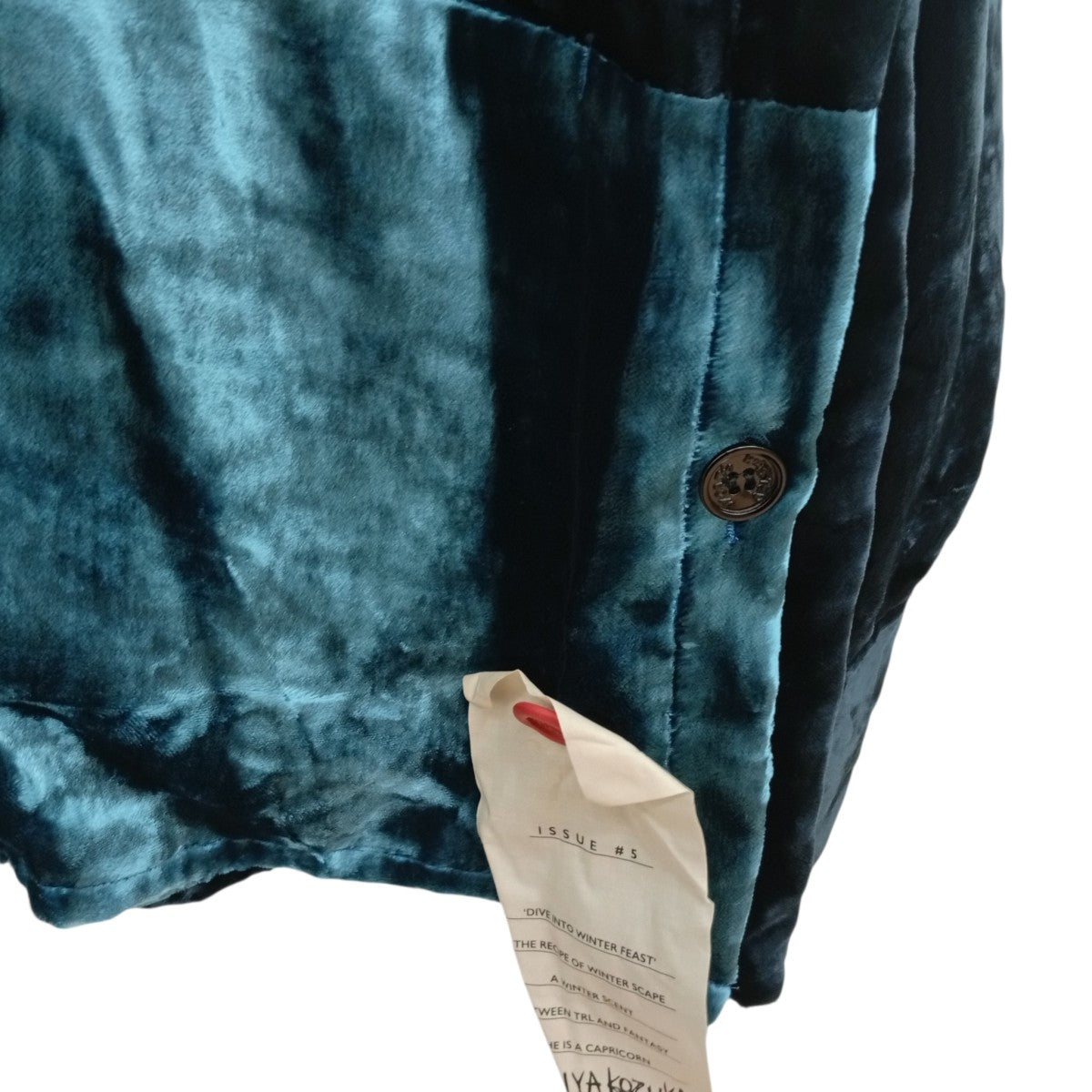 MAC SHIRT-ISH JK WITH NO BIJOUベロアジャケット2402SK47NB