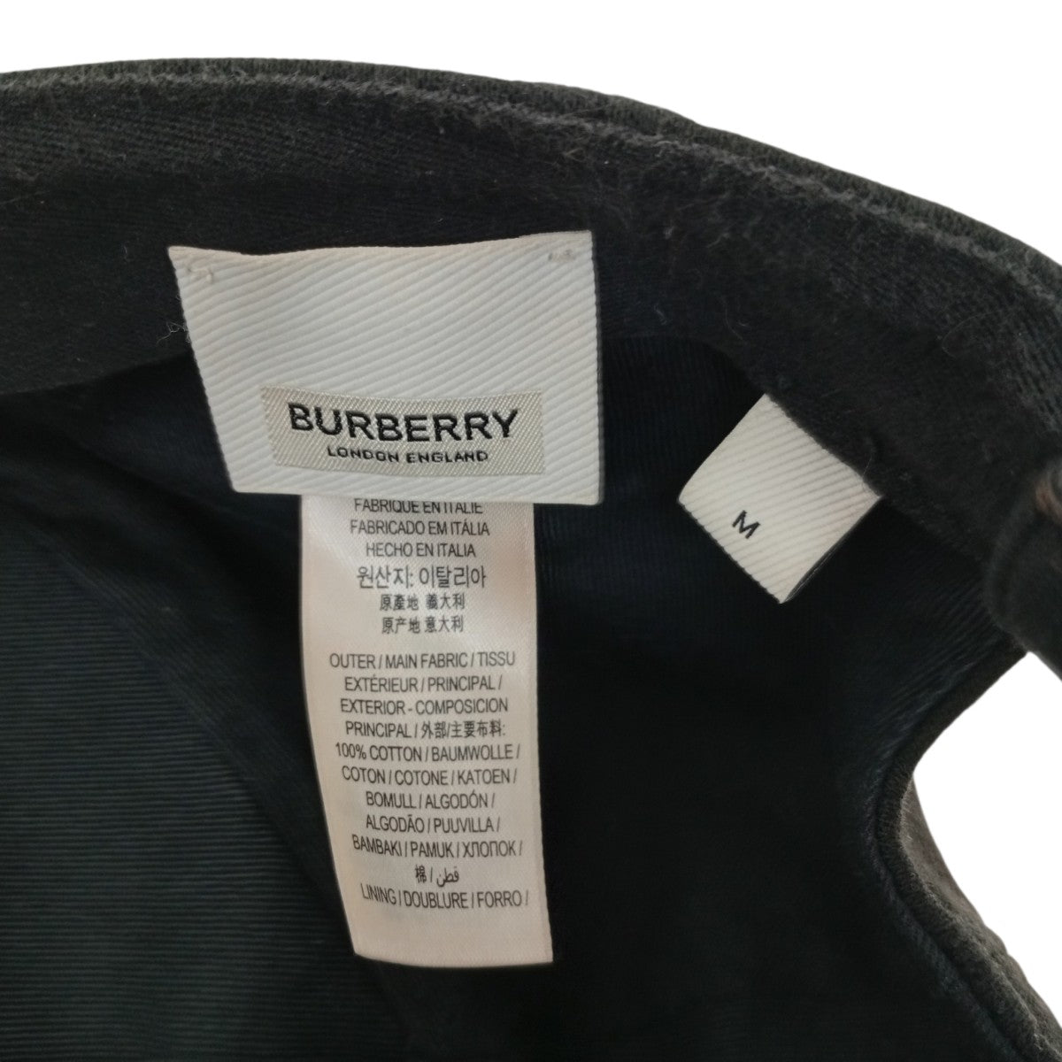 BURBERRY(バーバリー) ロゴ 裏ノヴァチェックキャップK131721 K131721