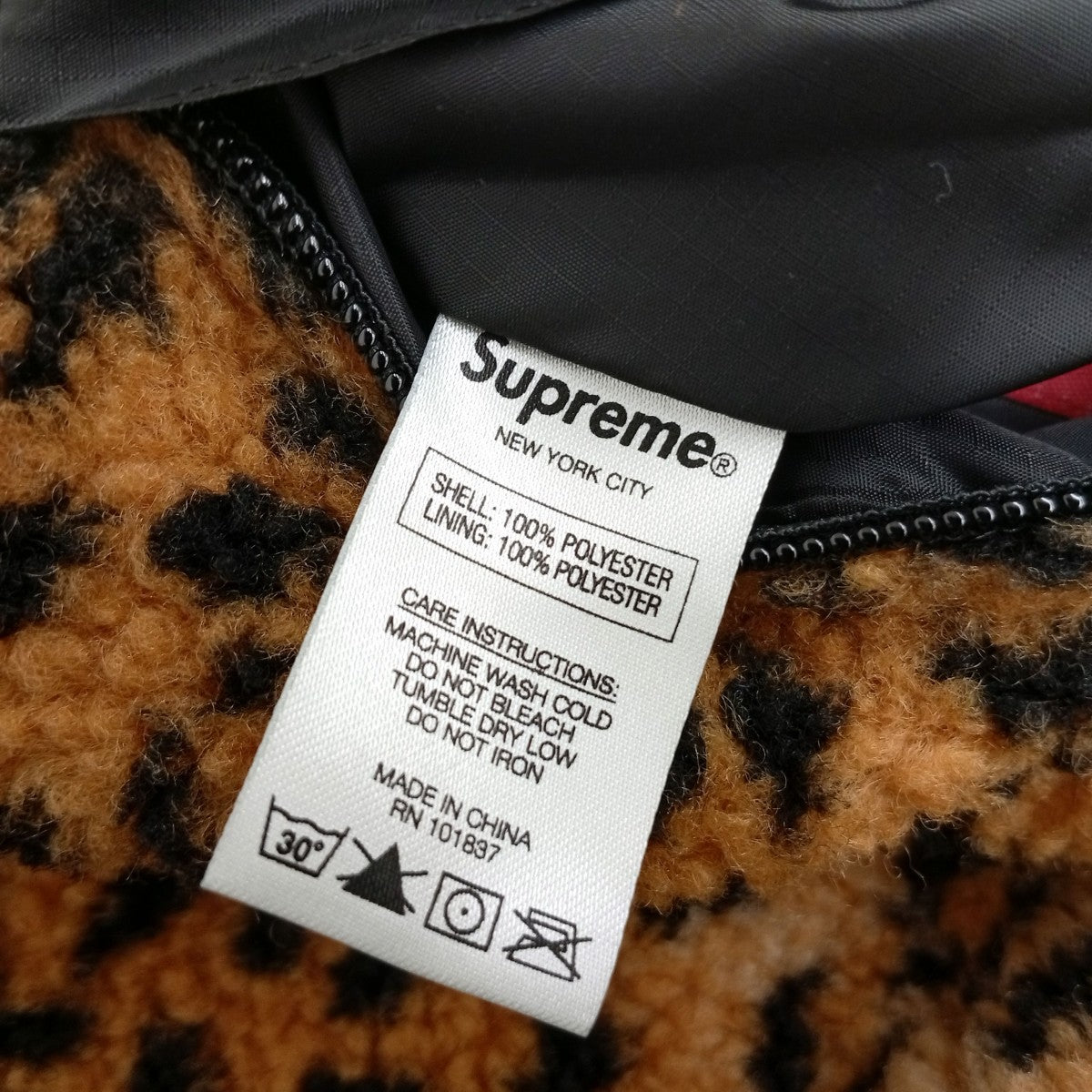 17AWLeopard Fleece reversible Jacketリバーシブルジャケット