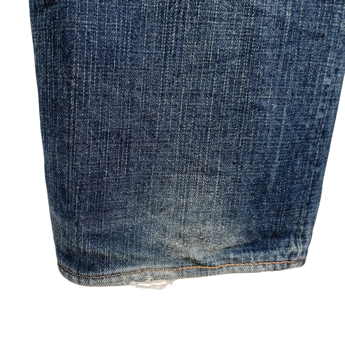 蛇 赤耳デニムパンツ